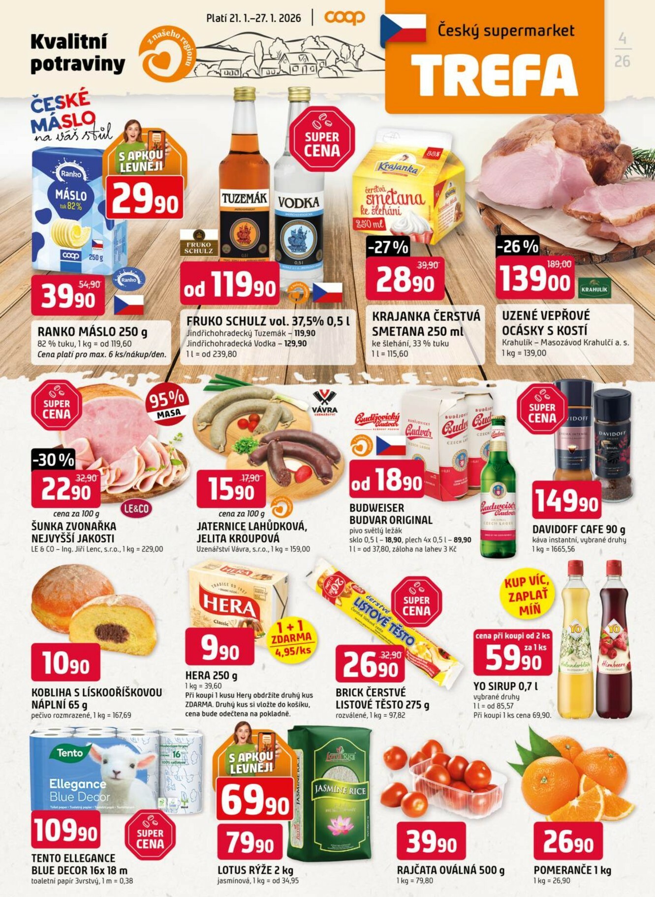 trefa - Aktuální leták Trefa od 21.01. do 27.01.