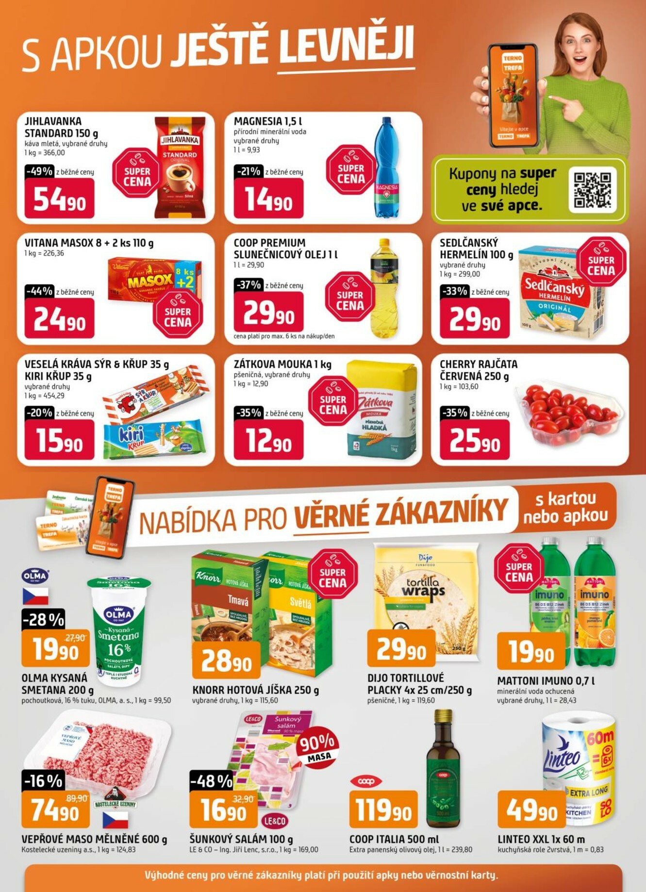 trefa - Trefa - Nabídka pro věrné zákazníky leták platný od 28.01. do 03.02.