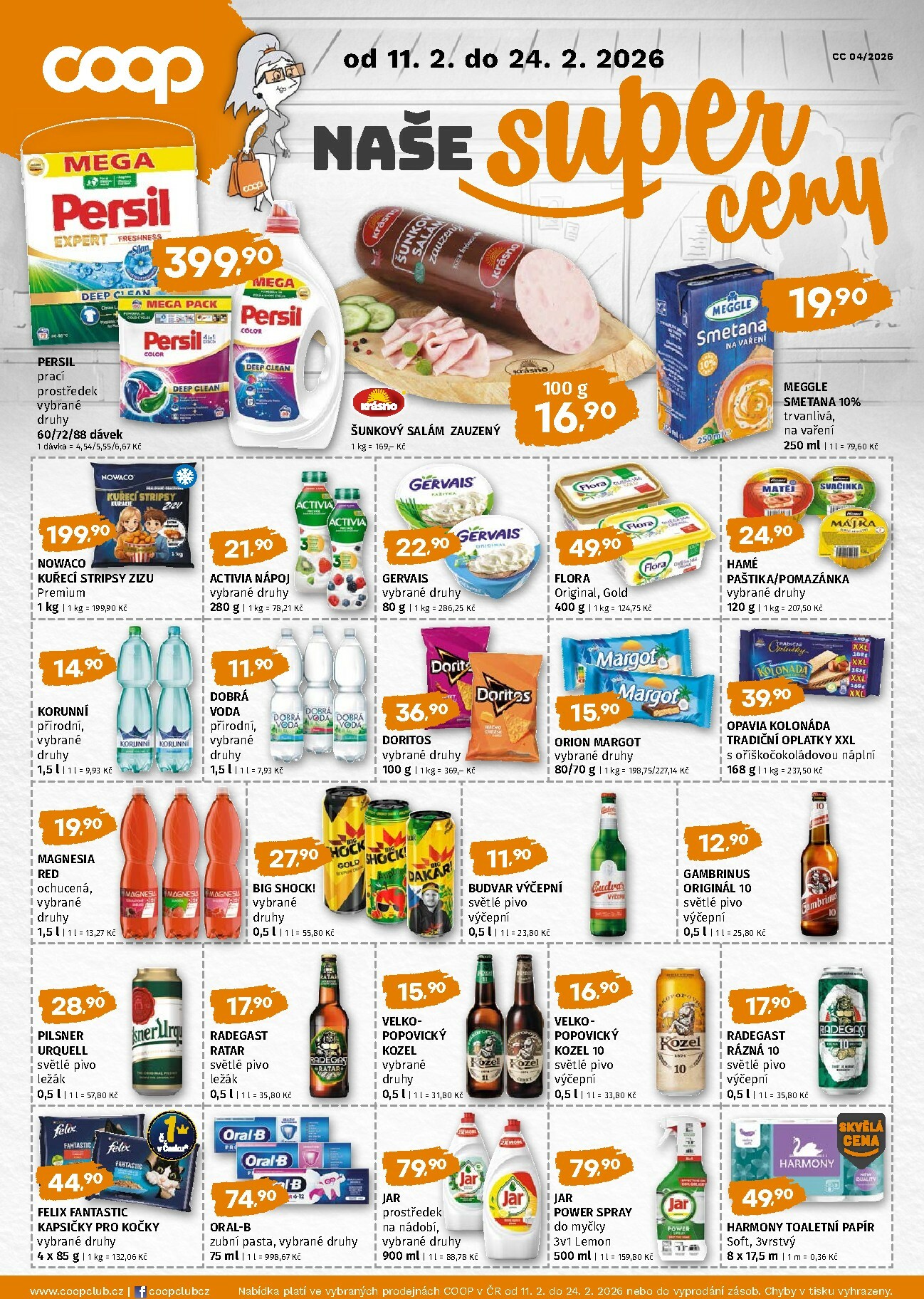 trefa - Trefa - Naše super ceny leták platný od středy 11.02.2026 do úterý 24.02.2026