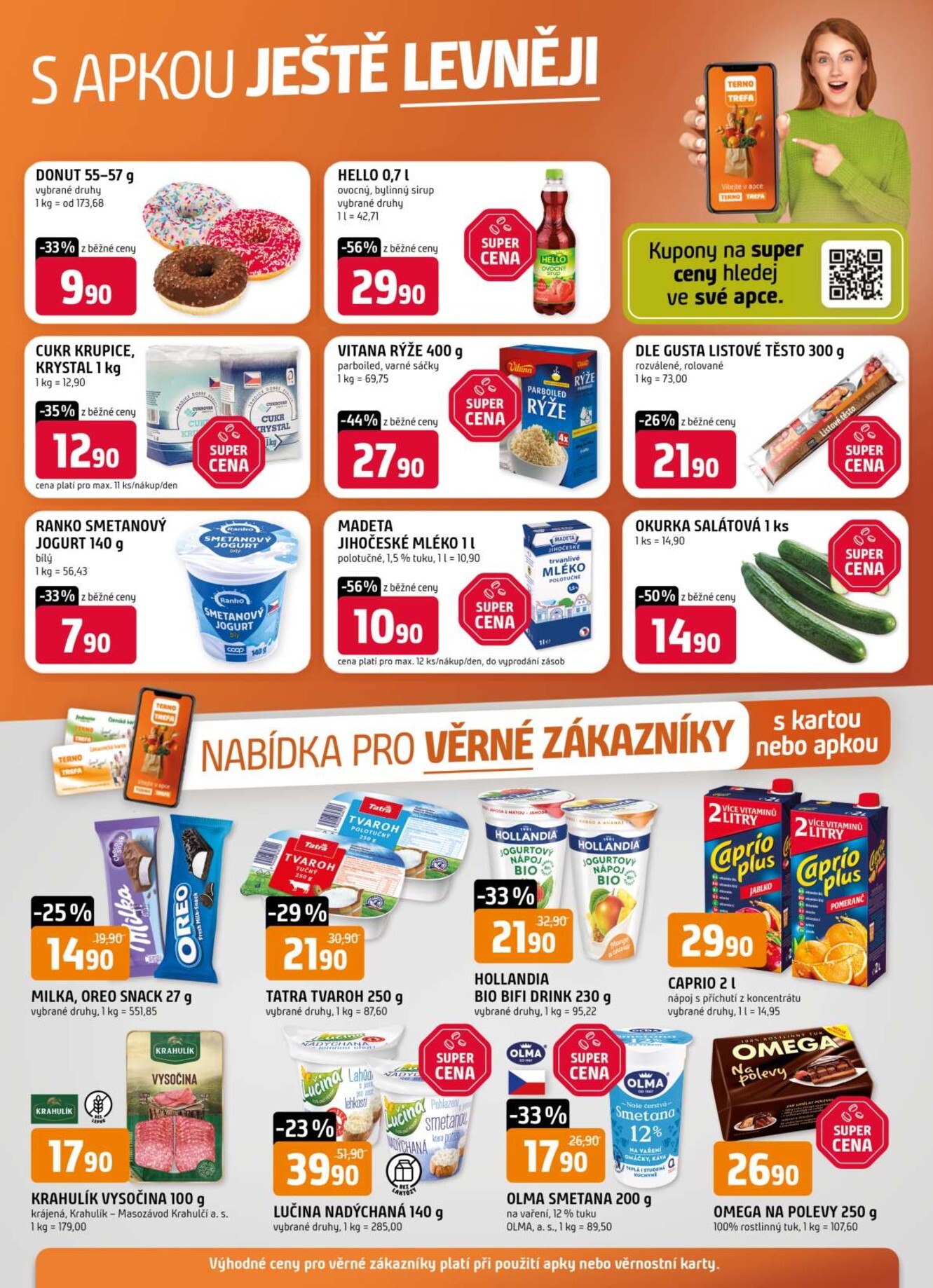 trefa - Trefa - Nabídka pro věrné zákazníky leták platný od středy 18.03.2026 do úterý 24.03.2026