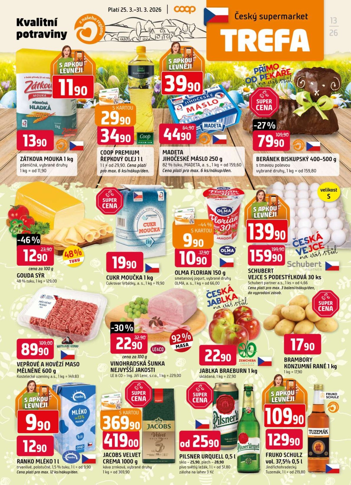 trefa - Trefa leták platný od středy 25.03.2026 do úterý 31.03.2026