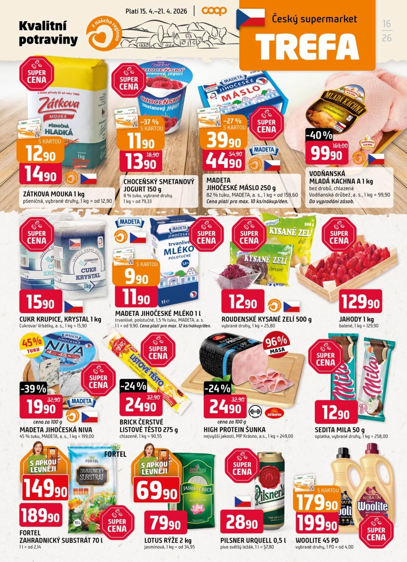 trefa - Budoucí Trefa leták platný od středy 15.04.2026 do úterý 21.04.2026