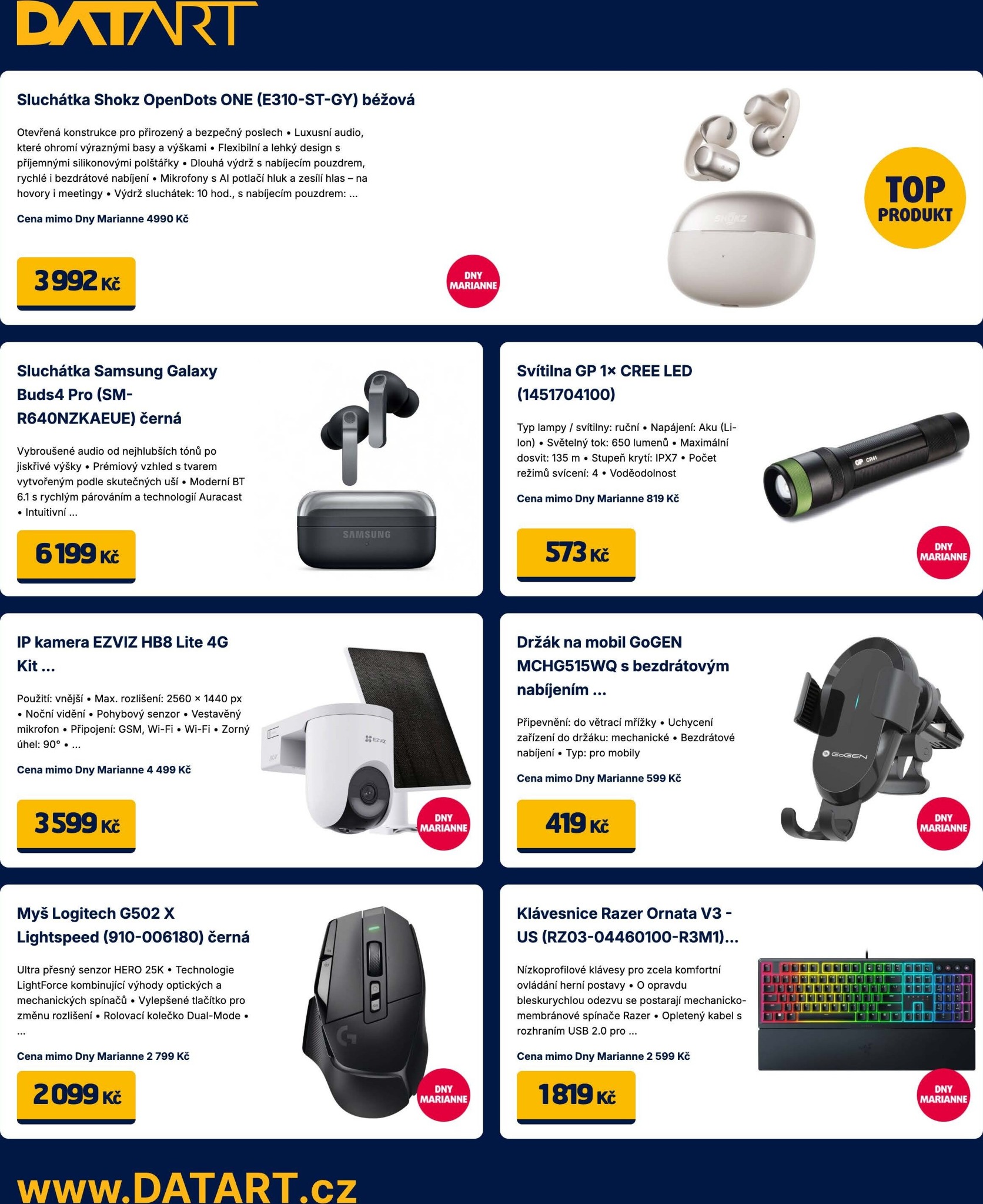 datart - Aktuální Datart leták platný od pátku 17.04.2026 do pondělí 20.04.2026 - page: 6