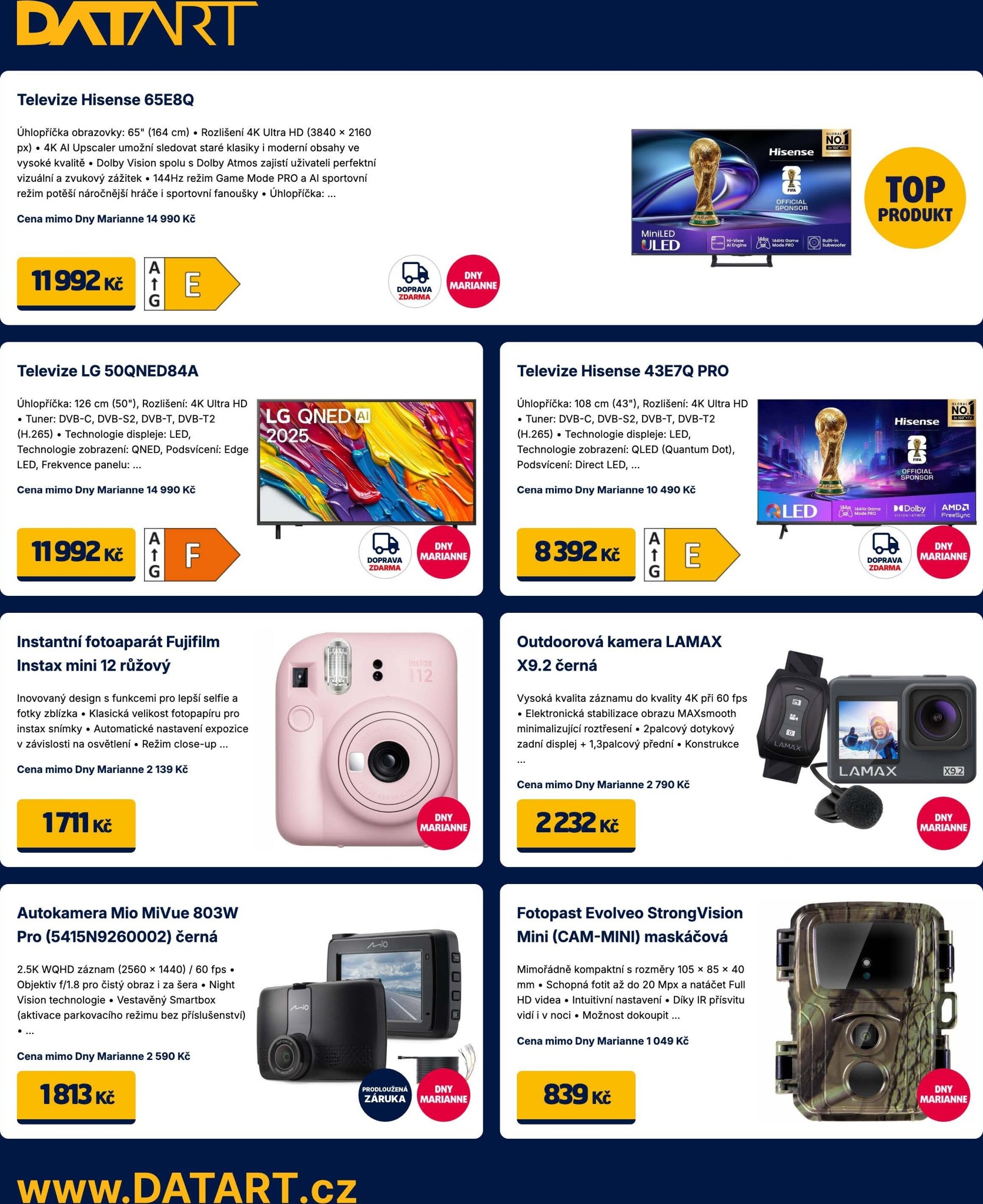 datart - Aktuální Datart leták platný od pátku 17.04.2026 do pondělí 20.04.2026 - page: 8