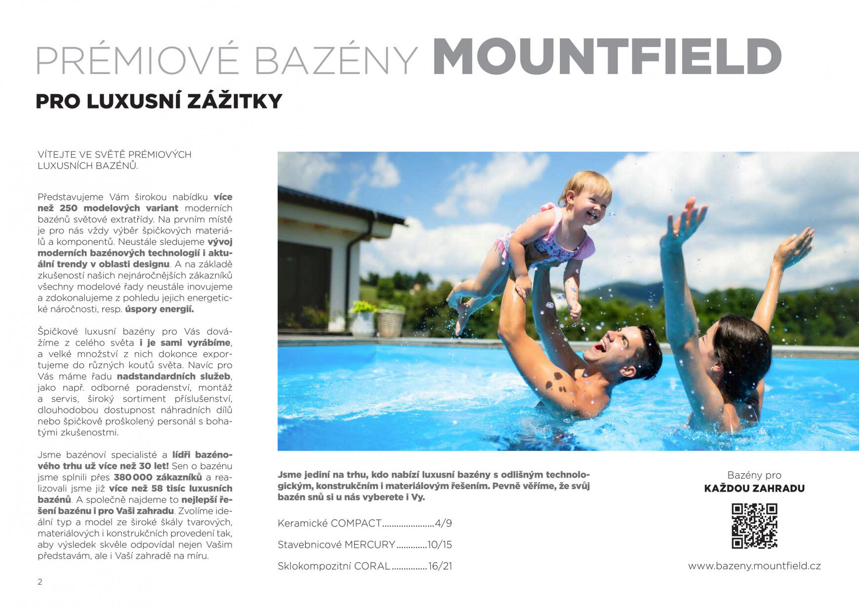 mountfield - Mountfield - Katalog prémiových bazénů platný od 01.07.2023 - page: 2