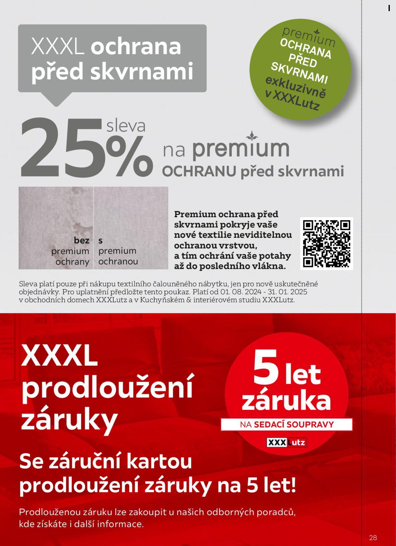 xxxlutz - XXXLutz leták - Být věrným zákazníkem se vyplatí 01.09.2024 - 31.01.2025 - page: 28