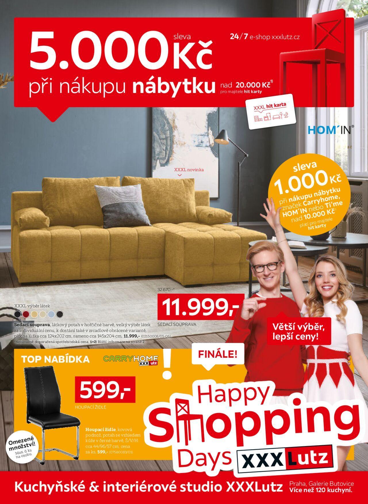 xxxlutz - XXXLutz leták - Happy Shopping Days 29.10.2024 - 10.11.2024