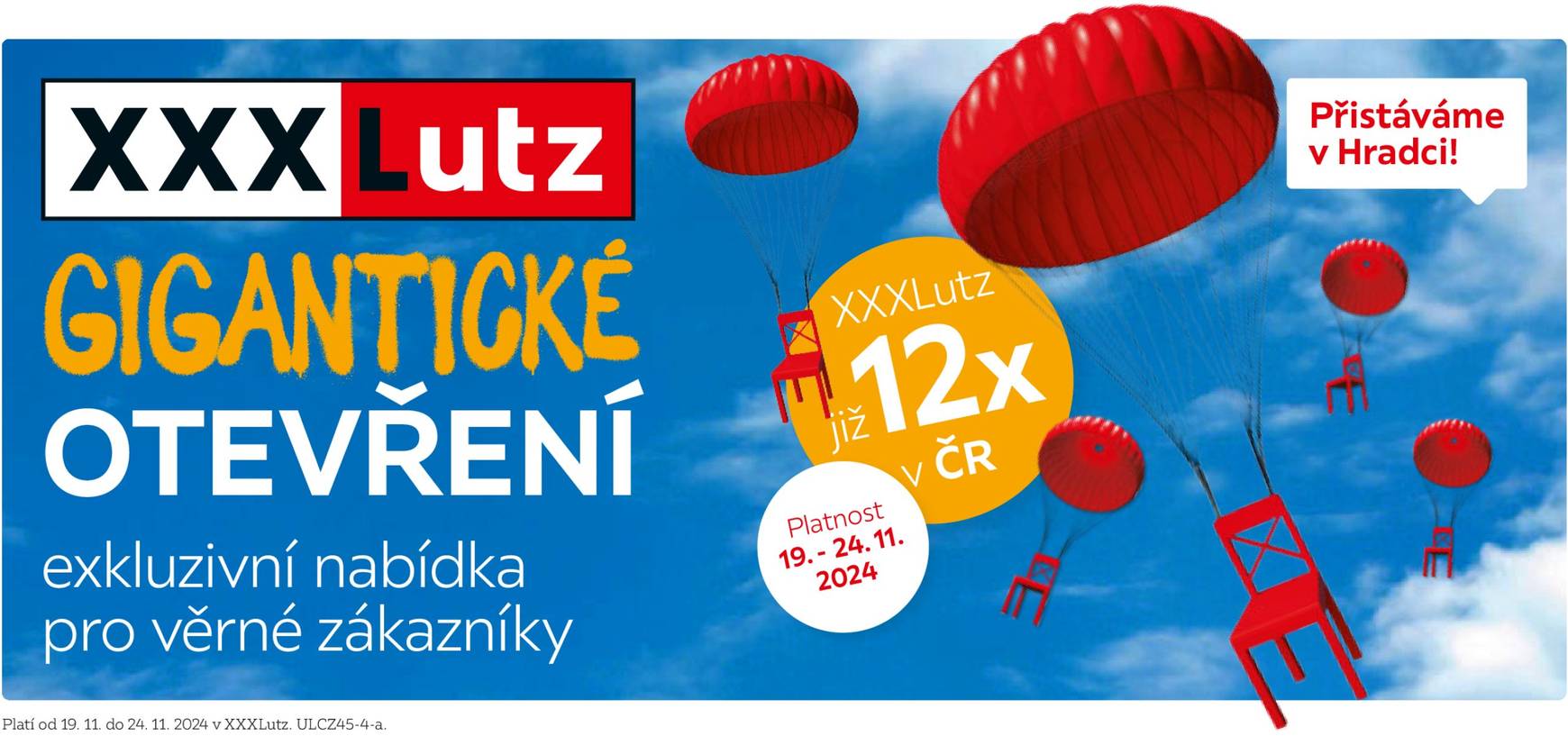 xxxlutz - Leták XXXLutz - Výhodné poukazy pro majitele HIT karty Hradec Králové od 19.11. do 24.11.