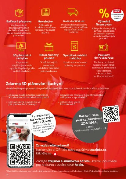 xxxlutz - Leták XXXLutz - Být věrným zákazníkem se vyplatí od 01.08. do 31.01. - page: 3 xxxlutz - Leták XXXLutz - Být věrným zákazníkem se vyplatí od 01.08. do 31.01. - page: 3