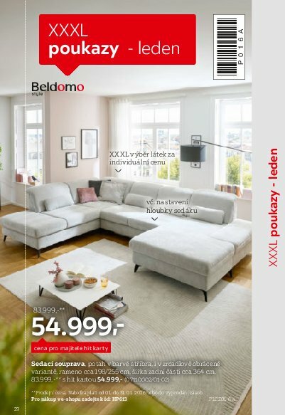 xxxlutz - Leták XXXLutz - Být věrným zákazníkem se vyplatí od 01.08. do 31.01. - page: 29 xxxlutz - Leták XXXLutz - Být věrným zákazníkem se vyplatí od 01.08. do 31.01. - page: 29