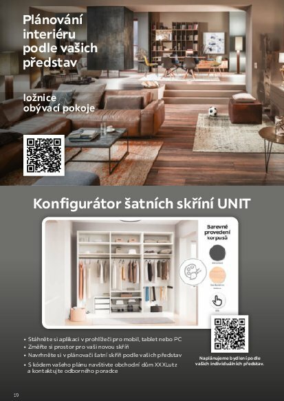 xxxlutz - Leták XXXLutz - Být věrným zákazníkem se vyplatí od 01.08. do 31.01. - page: 19 xxxlutz - Leták XXXLutz - Být věrným zákazníkem se vyplatí od 01.08. do 31.01. - page: 19
