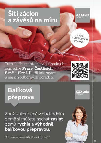xxxlutz - Leták XXXLutz - Být věrným zákazníkem se vyplatí od 01.08. do 31.01. - page: 22 xxxlutz - Leták XXXLutz - Být věrným zákazníkem se vyplatí od 01.08. do 31.01. - page: 22