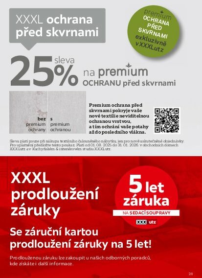 xxxlutz - Leták XXXLutz - Být věrným zákazníkem se vyplatí od 01.08. do 31.01. - page: 28 xxxlutz - Leták XXXLutz - Být věrným zákazníkem se vyplatí od 01.08. do 31.01. - page: 28