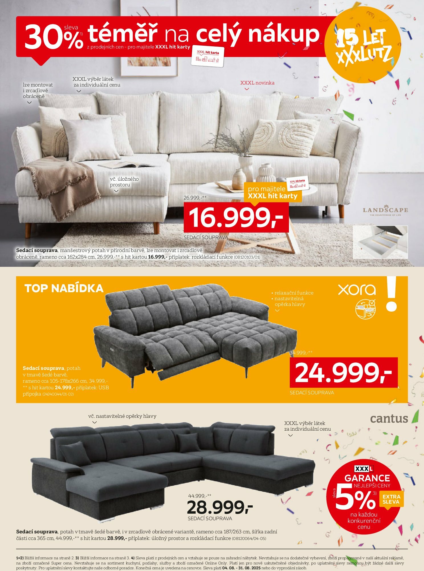 xxxlutz - Leták XXXLutz - Sleva 30 % na téměř celý nýkup! od 18.08. do 31.08. - page: 4