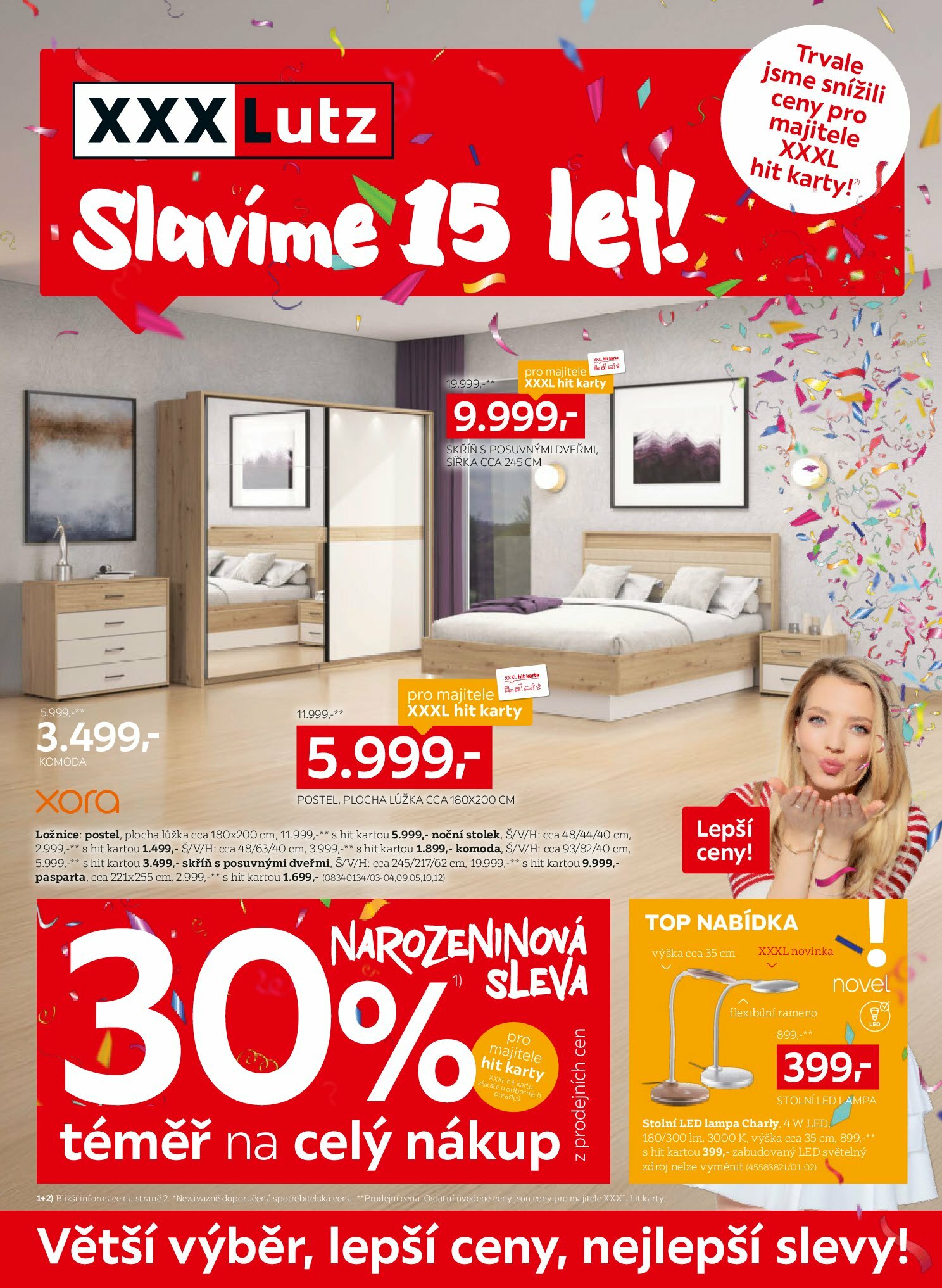 xxxlutz - Leták XXXLutz - Sleva 30 % na téměř celý nýkup! od 18.08. do 31.08.
