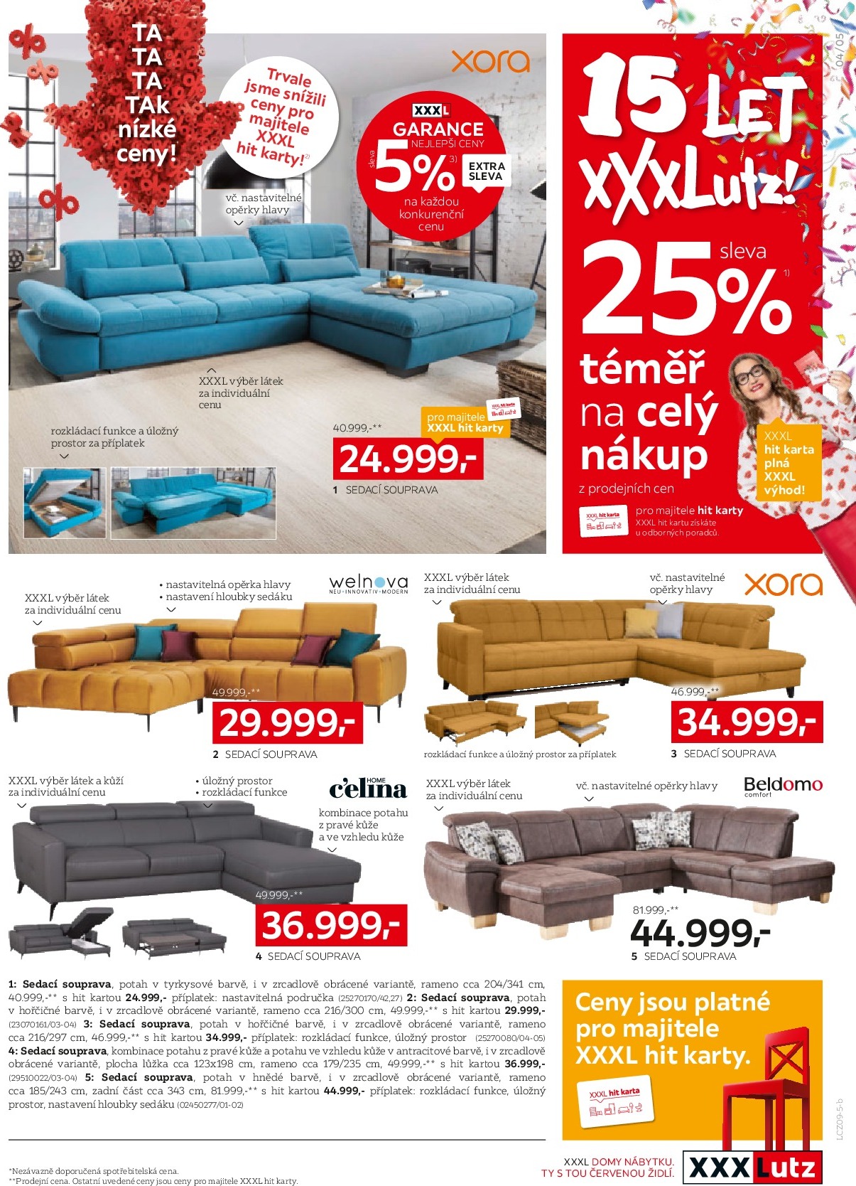 xxxlutz - Leták XXXLutz - Sleva 25 % na téměř celý nýkup! od 08.09. do 21.09. - page: 5