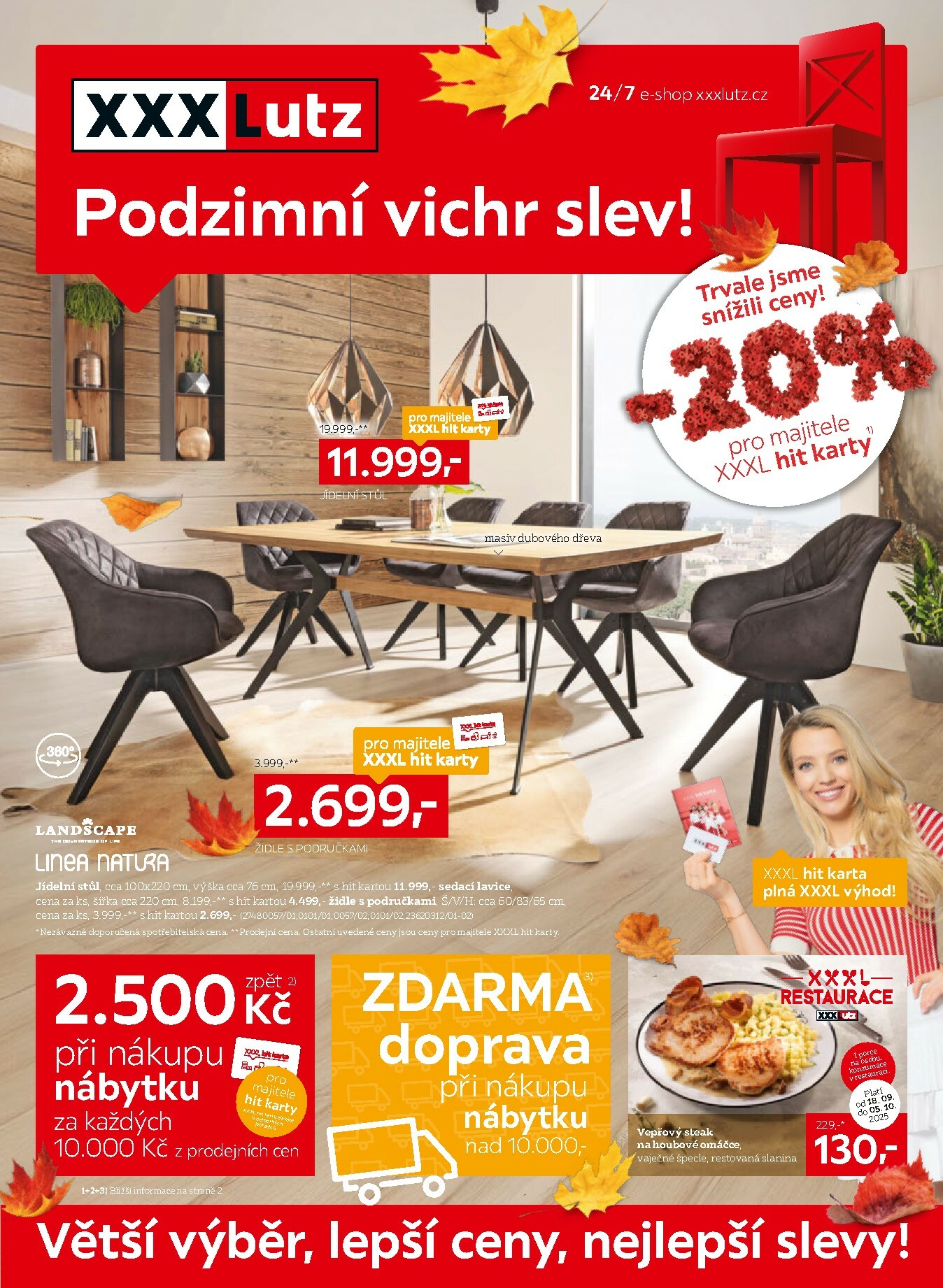 xxxlutz - Leták XXXLutz - Podzimní vychr slev od 22.09. do 05.10.
