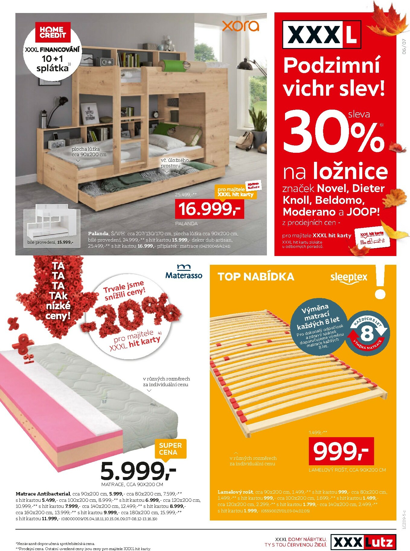 xxxlutz - Leták XXXLutz - Podzimní vychr slev od 22.09. do 05.10. - page: 7