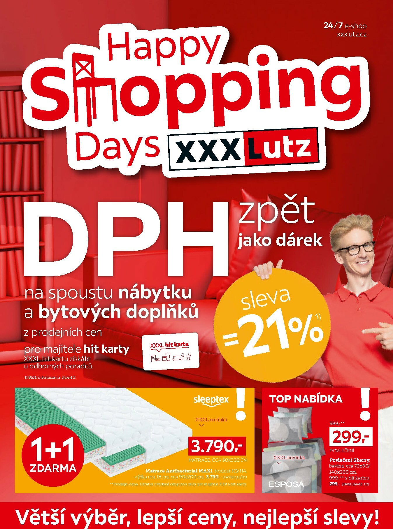 xxxlutz - Aktuální leták XXXLutz - DPH zpět jako dárek od 06.10. do 19.10. - page: 1