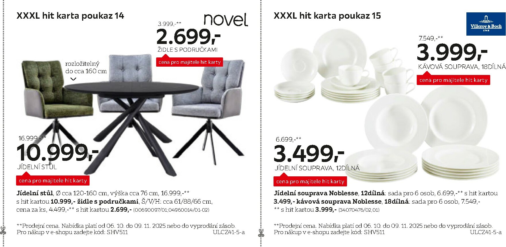 xxxlutz - Aktuální leták XXXLutz - Výhodné poukazy pro majitele HIT karty od 06.10. do 09.11. - page: 11