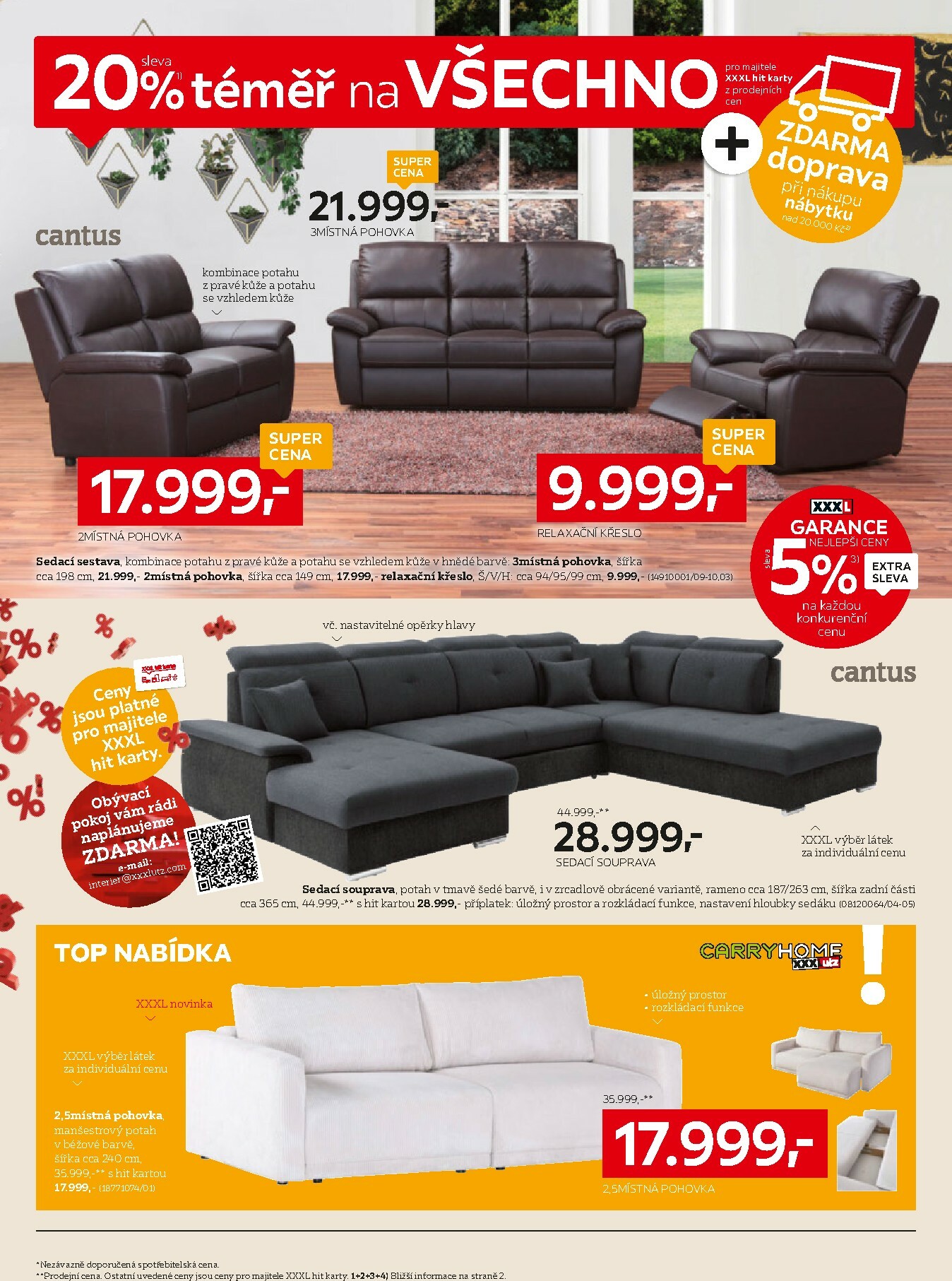 xxxlutz - Aktuální leták XXXLutz - Sleva 20 % téměř na všechno! od 20.10. do 02.11. - page: 4