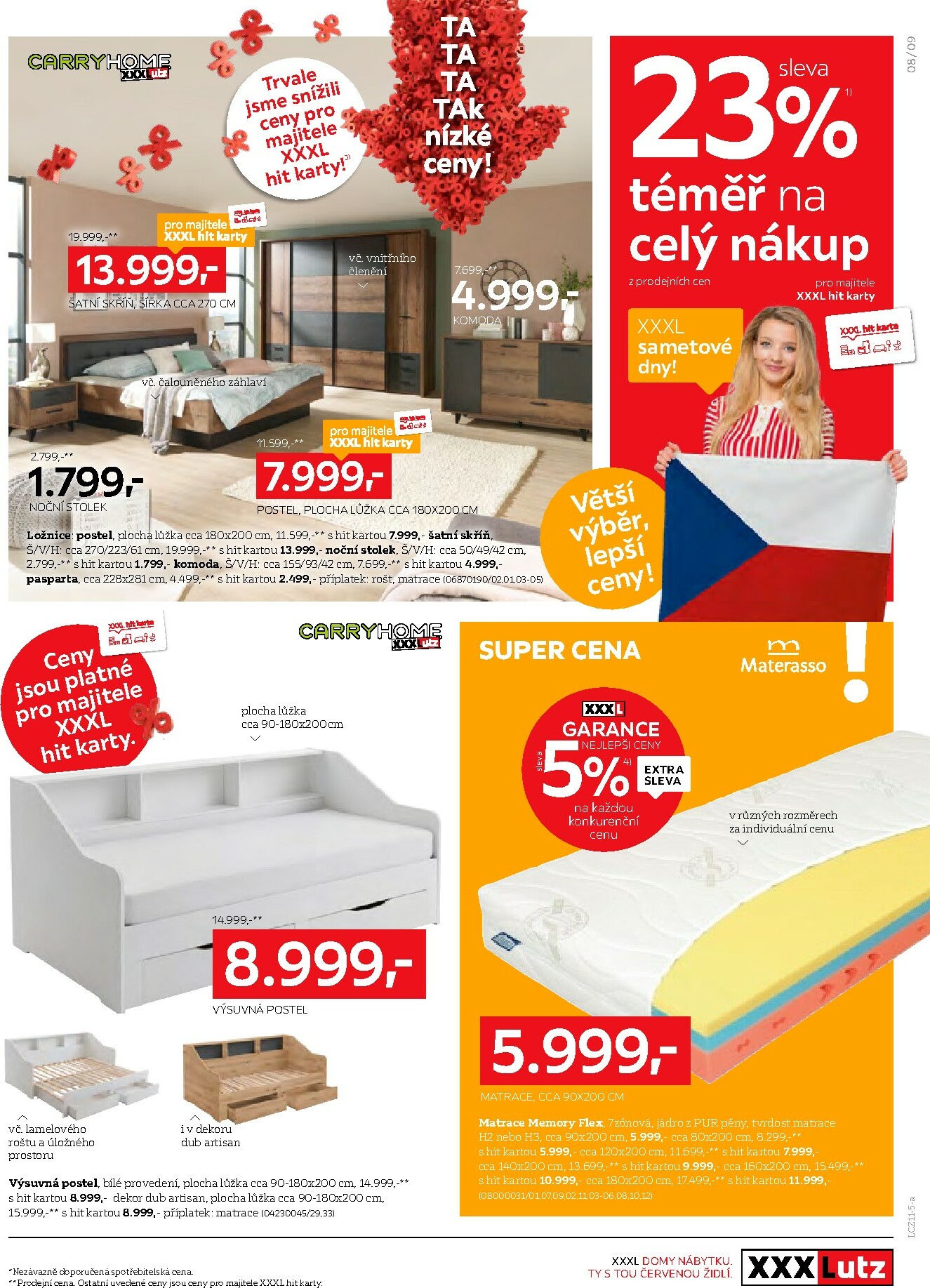 xxxlutz - Aktuální leták XXXLutz - Sleva 23 % na téměř celý nákup od 03.11. do 16.11. - page: 9