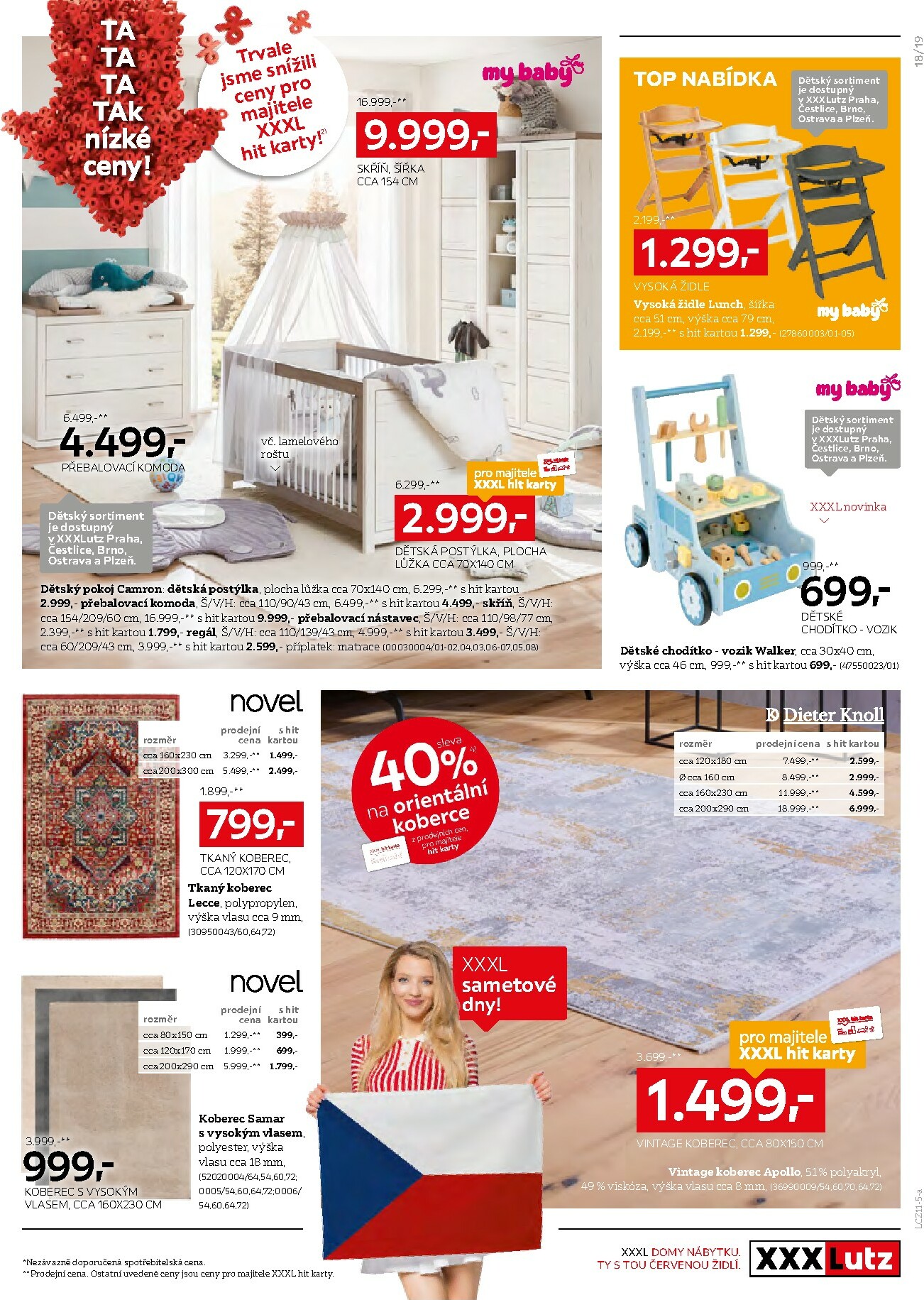 xxxlutz - Aktuální leták XXXLutz - Sleva 23 % na téměř celý nákup od 03.11. do 16.11. - page: 19