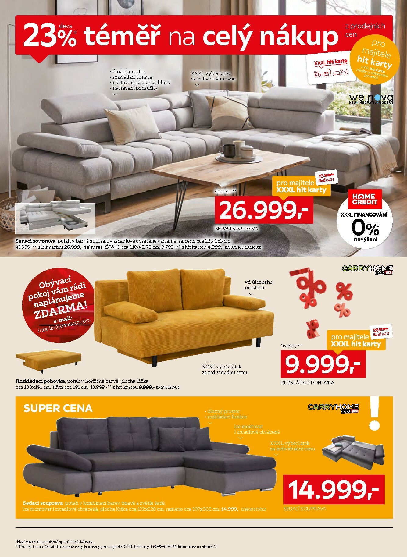 xxxlutz - Aktuální leták XXXLutz - Sleva 23 % na téměř celý nákup od 03.11. do 16.11. - page: 4