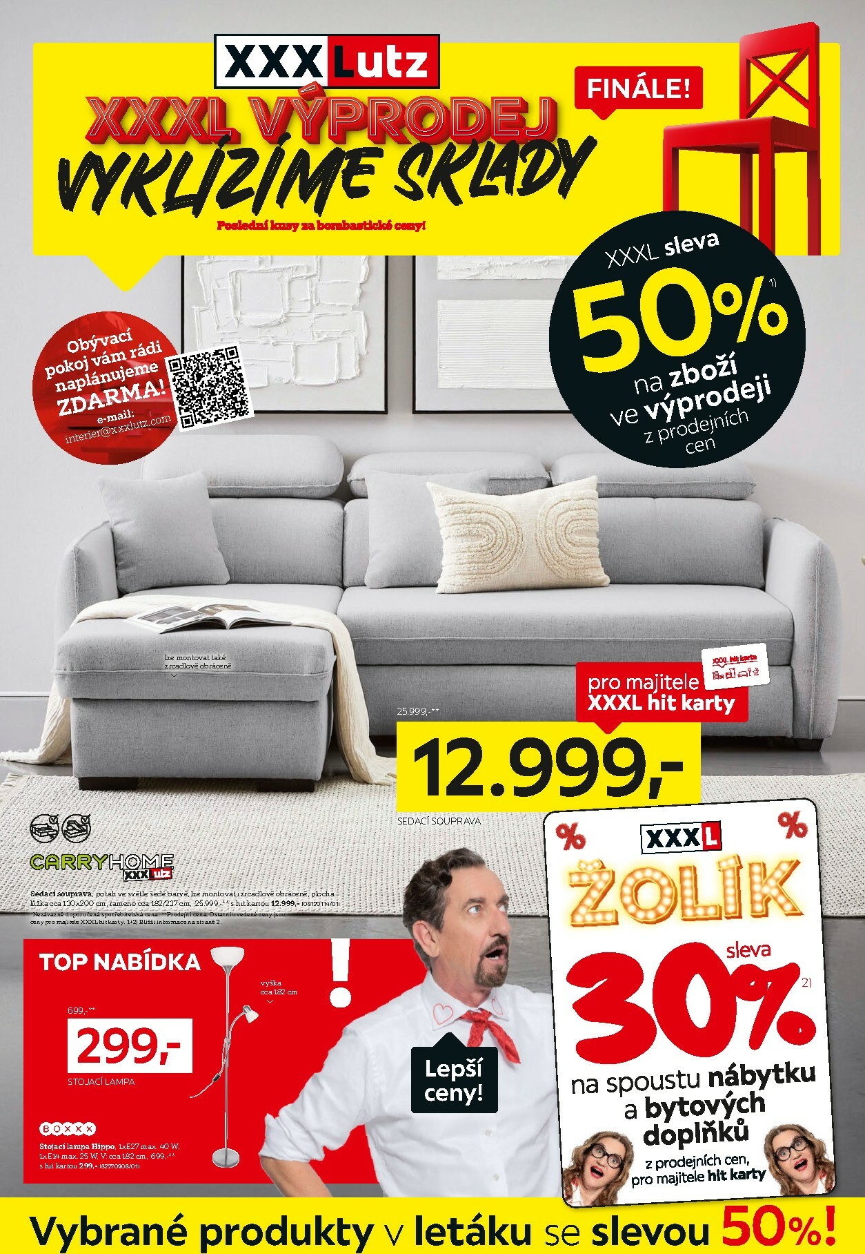 xxxlutz - Aktuální leták XXXLutz - Už jen chvíli XXXL výprodej končí! od 19.01. do 02.02. - page: 1