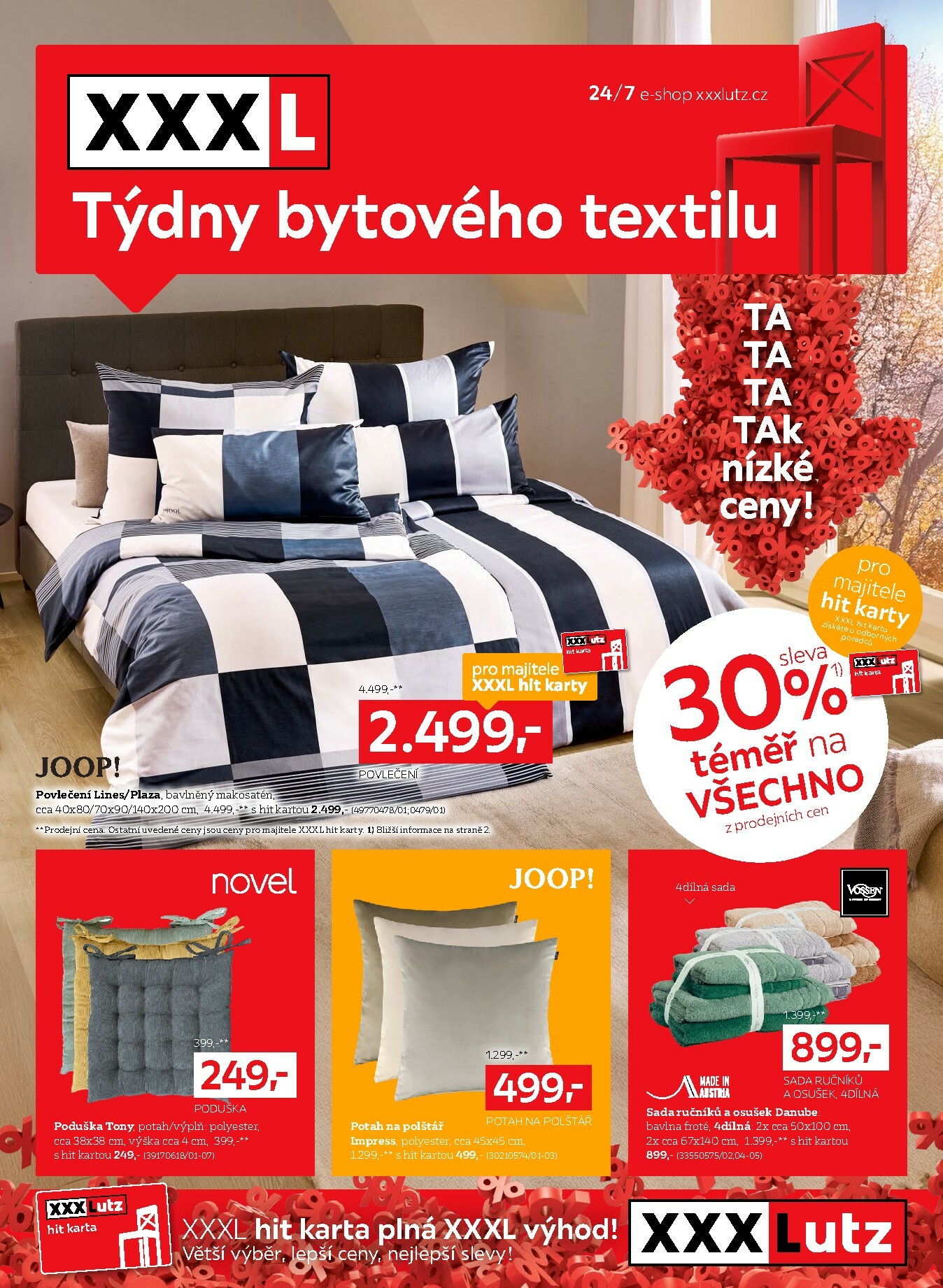 xxxlutz - XXXLutz - Týdny bytového textilu leták platný od pondělí 09.02.2026 do neděle 08.03.2026 - page: 1
