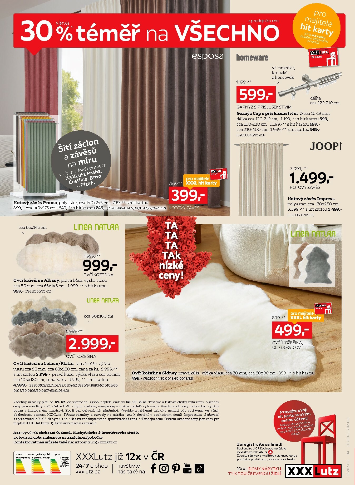 xxxlutz - XXXLutz - Týdny bytového textilu leták platný od pondělí 09.02.2026 do neděle 08.03.2026 - page: 4