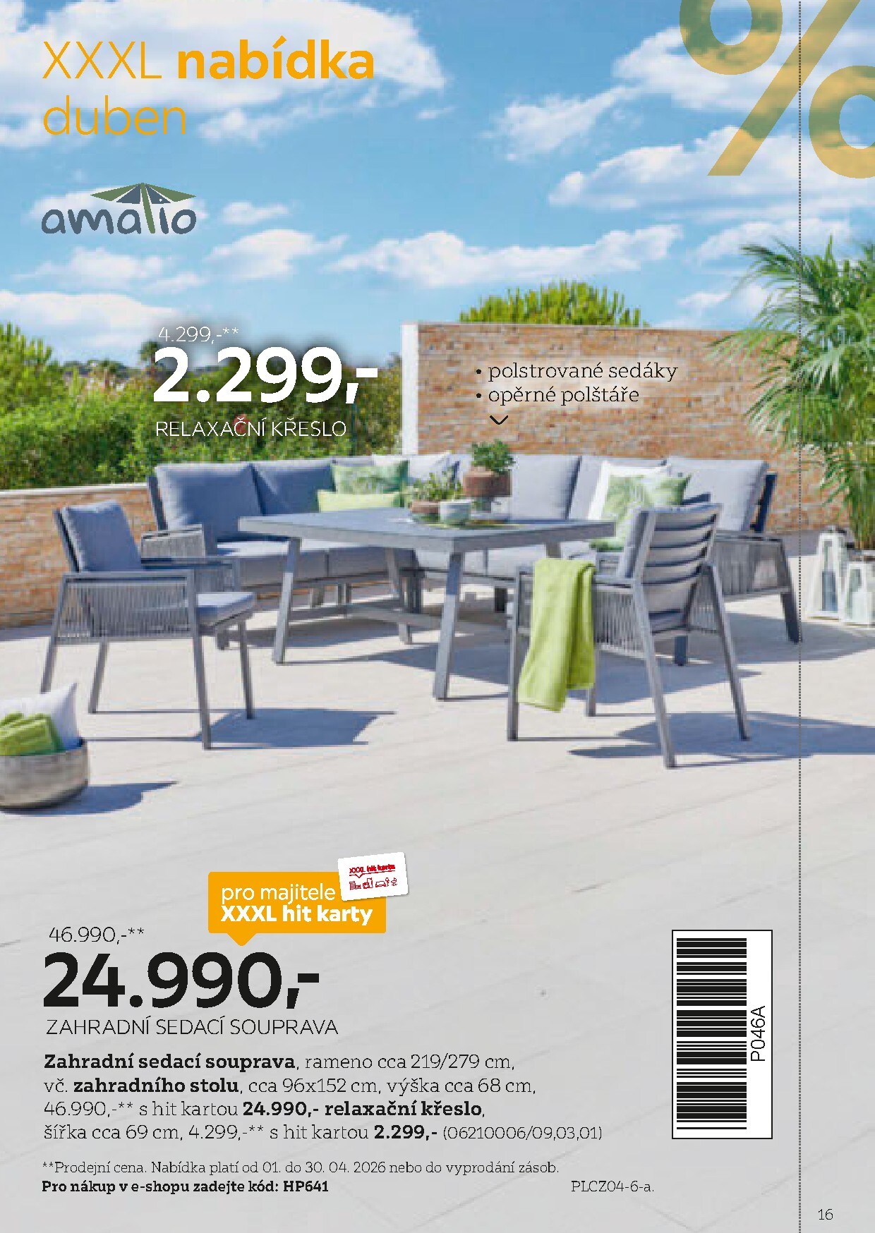 xxxlutz - XXXLutz - Hit karta leták platný od neděle 01.02.2026 do pátku 31.07.2026 - page: 16