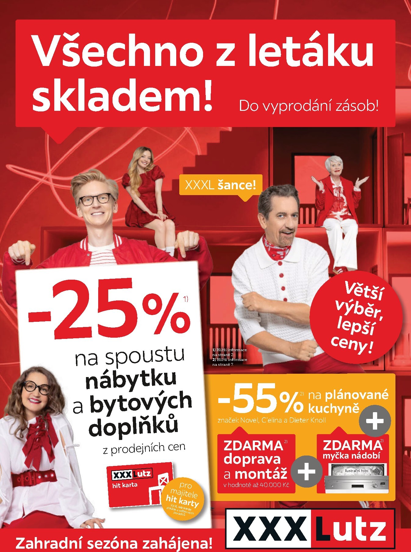 xxxlutz - XXXLutz leták platný od úterý 24.03.2026 do neděle 05.04.2026 - page: 1