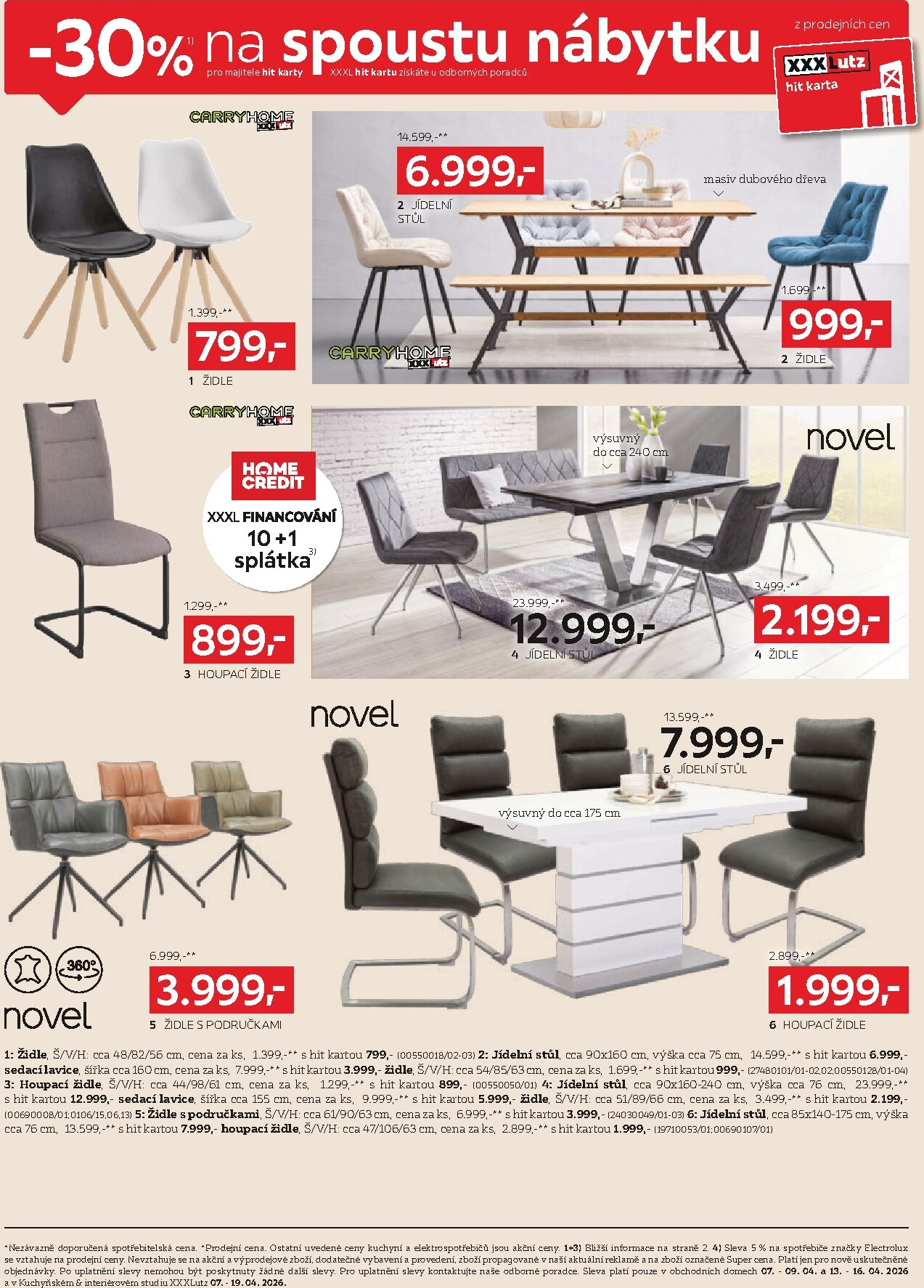 xxxlutz - Aktuální XXXLutz - Sleva 30 % na téměř vše leták platný od úterý 07.04.2026 do neděle 19.04.2026 - page: 6