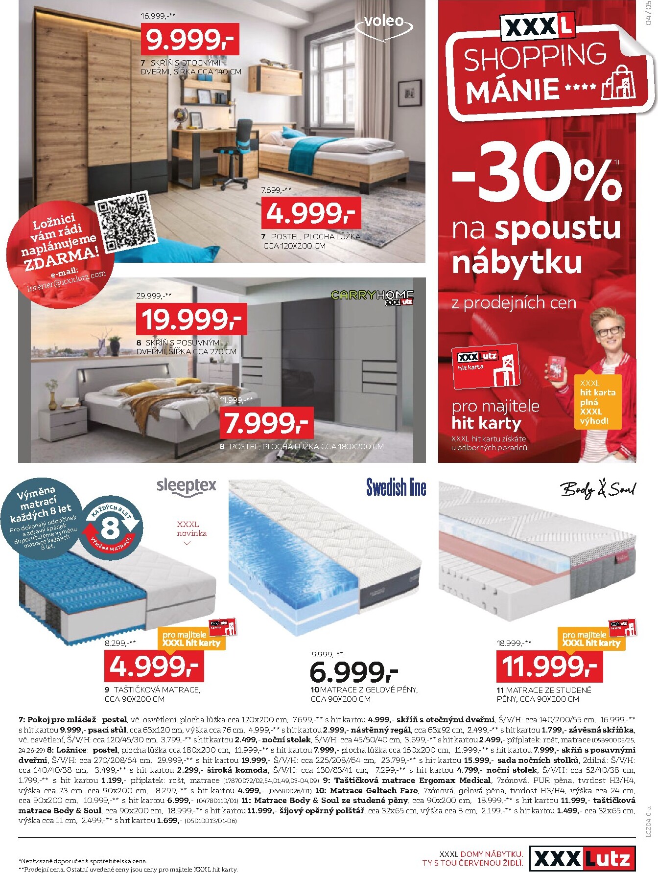 xxxlutz - Aktuální XXXLutz - Sleva 30 % na téměř vše leták platný od úterý 07.04.2026 do neděle 19.04.2026 - page: 5