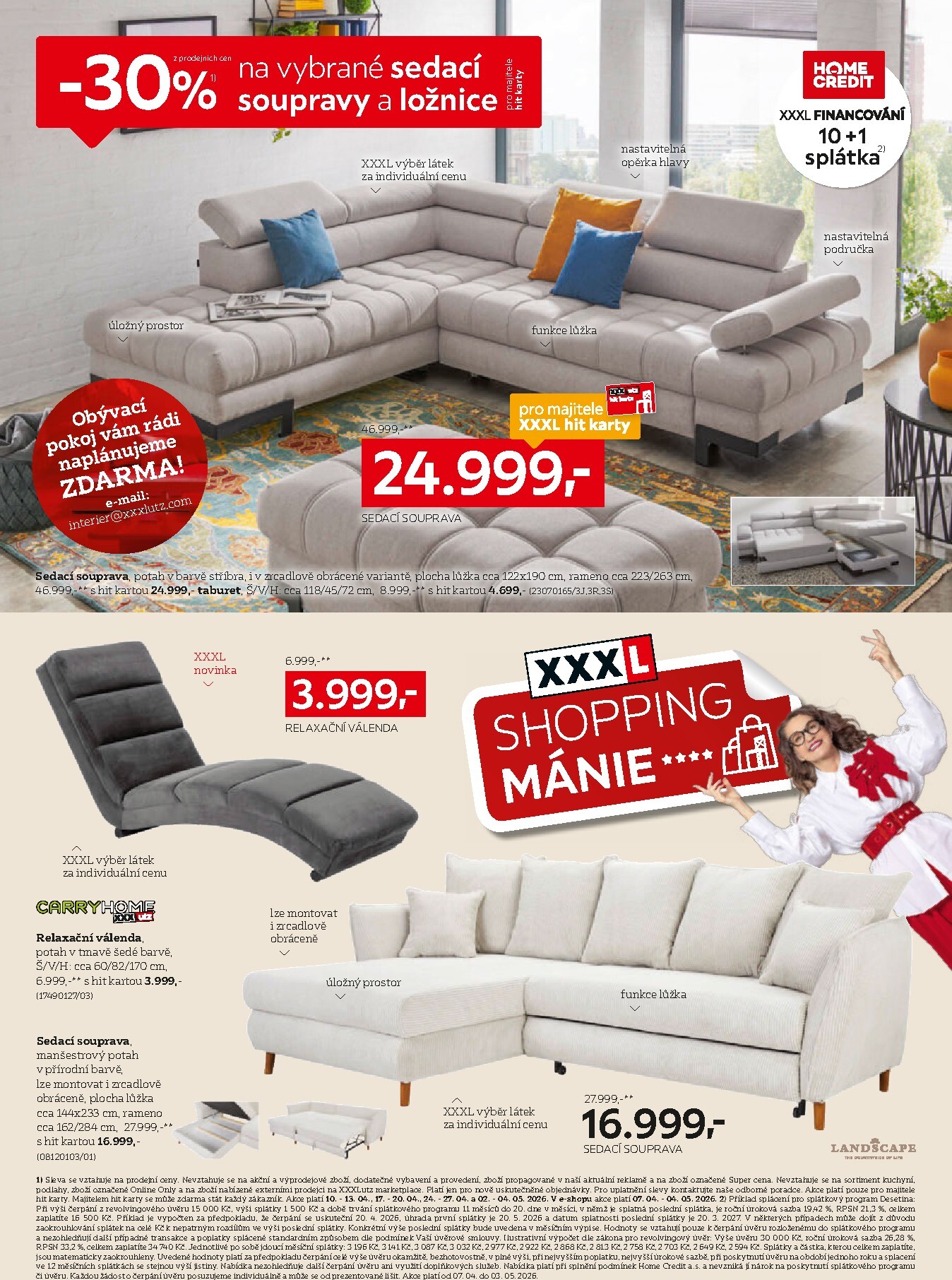 xxxlutz - Aktuální XXXLutz - XXXL výběr sedaček a ložnic! leták platný od úterý 07.04.2026 do neděle 03.05.2026 - page: 2