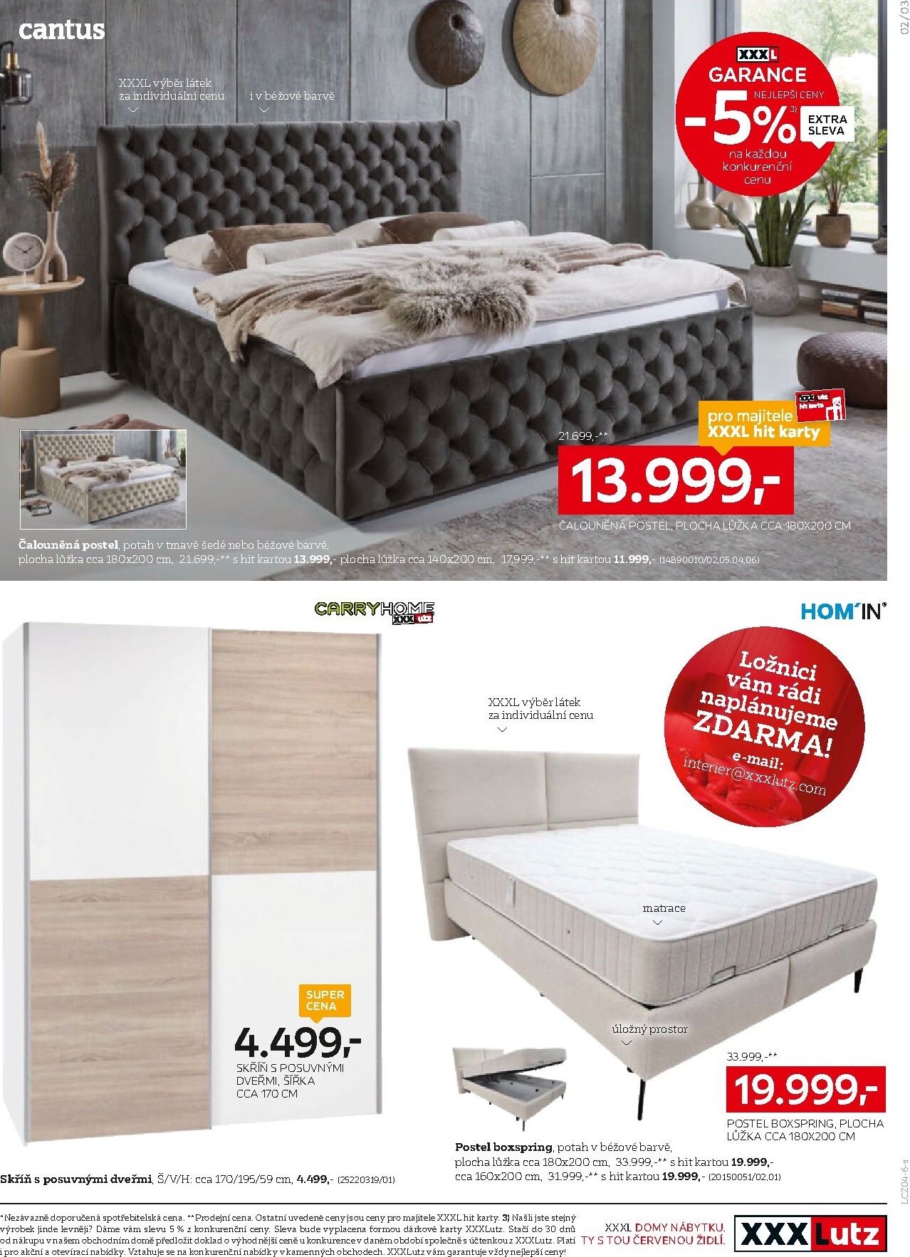 xxxlutz - Aktuální XXXLutz - XXXL výběr sedaček a ložnic! leták platný od úterý 07.04.2026 do neděle 03.05.2026 - page: 3