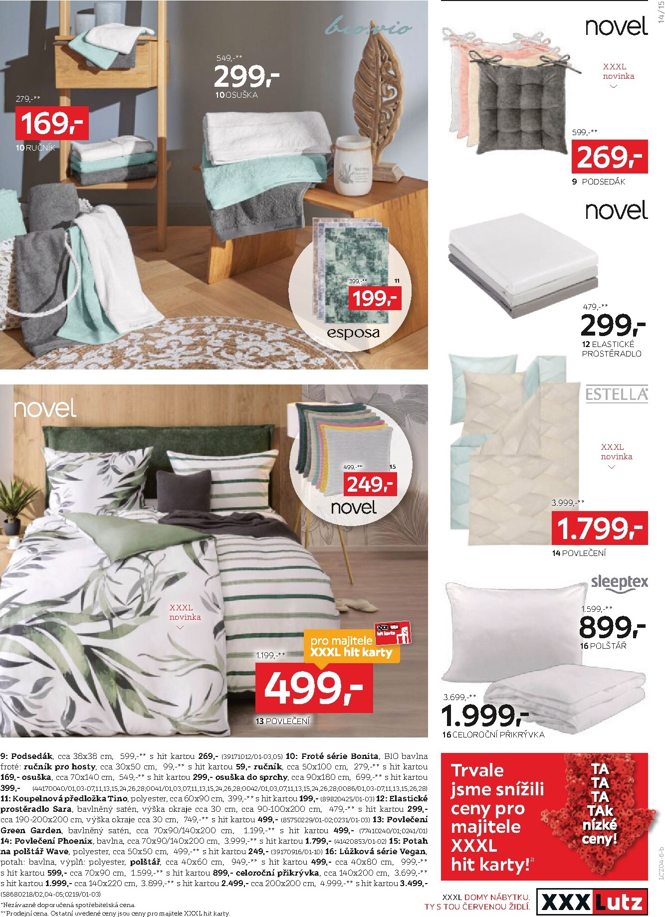 xxxlutz - Aktuální XXXLutz - Sleva 30 % téměř na všechno leták platný od pondělí 20.04.2026 do neděle 03.05.2026 - page: 15