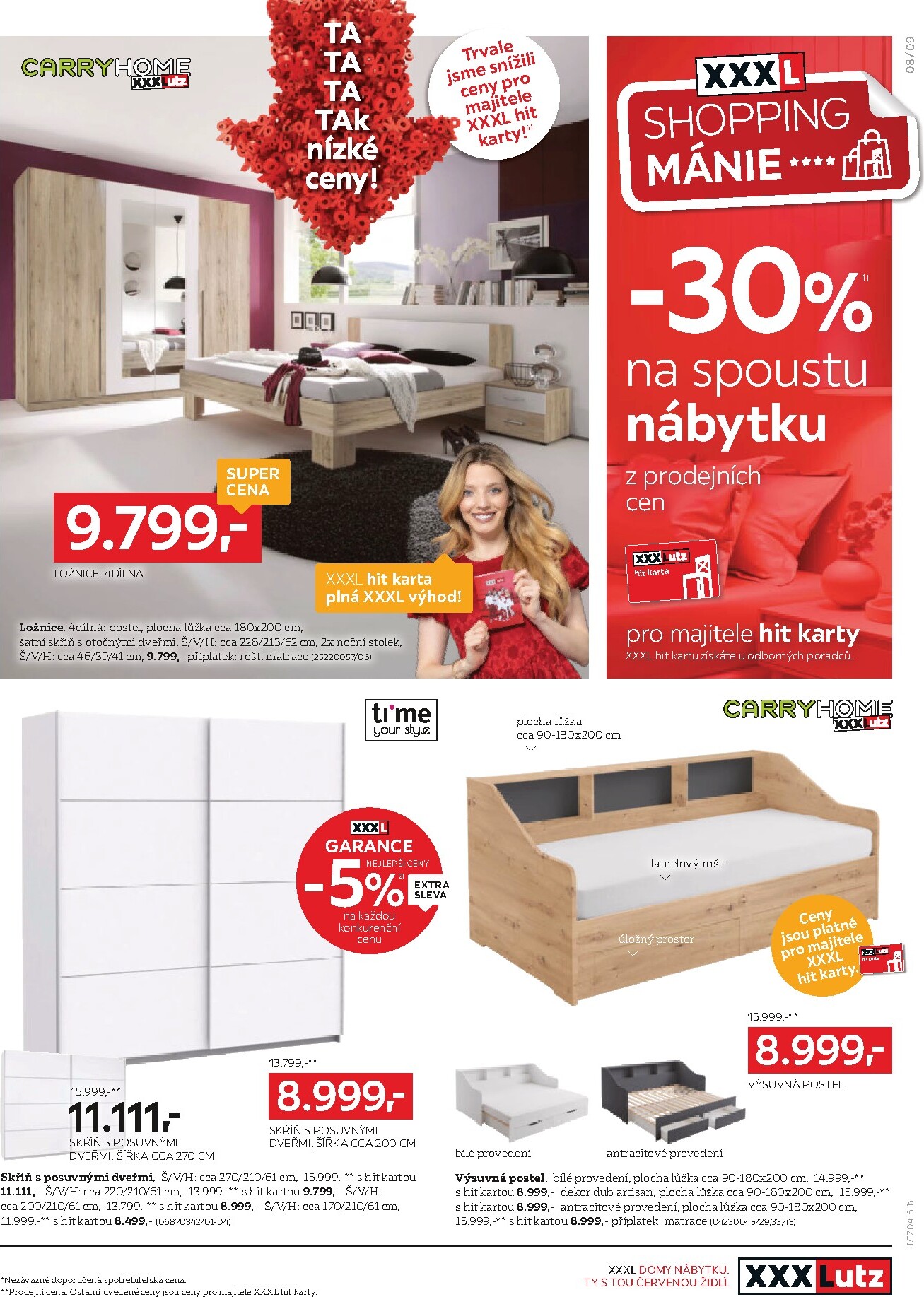 xxxlutz - Aktuální XXXLutz - Sleva 30 % téměř na všechno leták platný od pondělí 20.04.2026 do neděle 03.05.2026 - page: 9