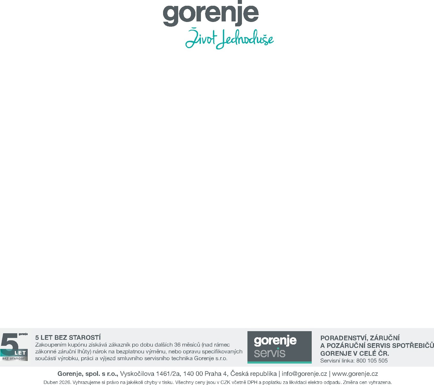 xxxlutz - Aktuální XXXLutz - Katralog Gorenje 2026 leták platný od pátku 01.05.2026 do čtvrtka 31.12.2026 - page: 44