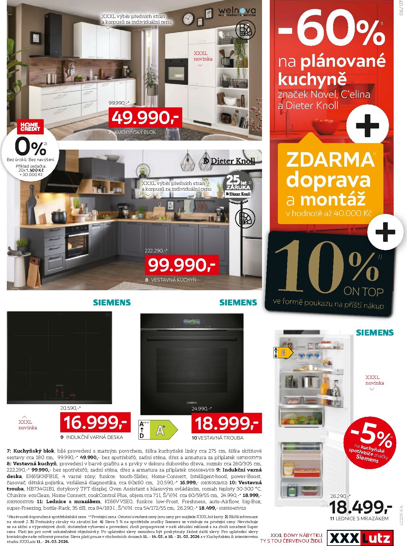 xxxlutz - Aktuální XXXLutz - Sleva 26 % téměř na všechno leták platný od pondělí 11.05.2026 do neděle 24.05.2026 - page: 7