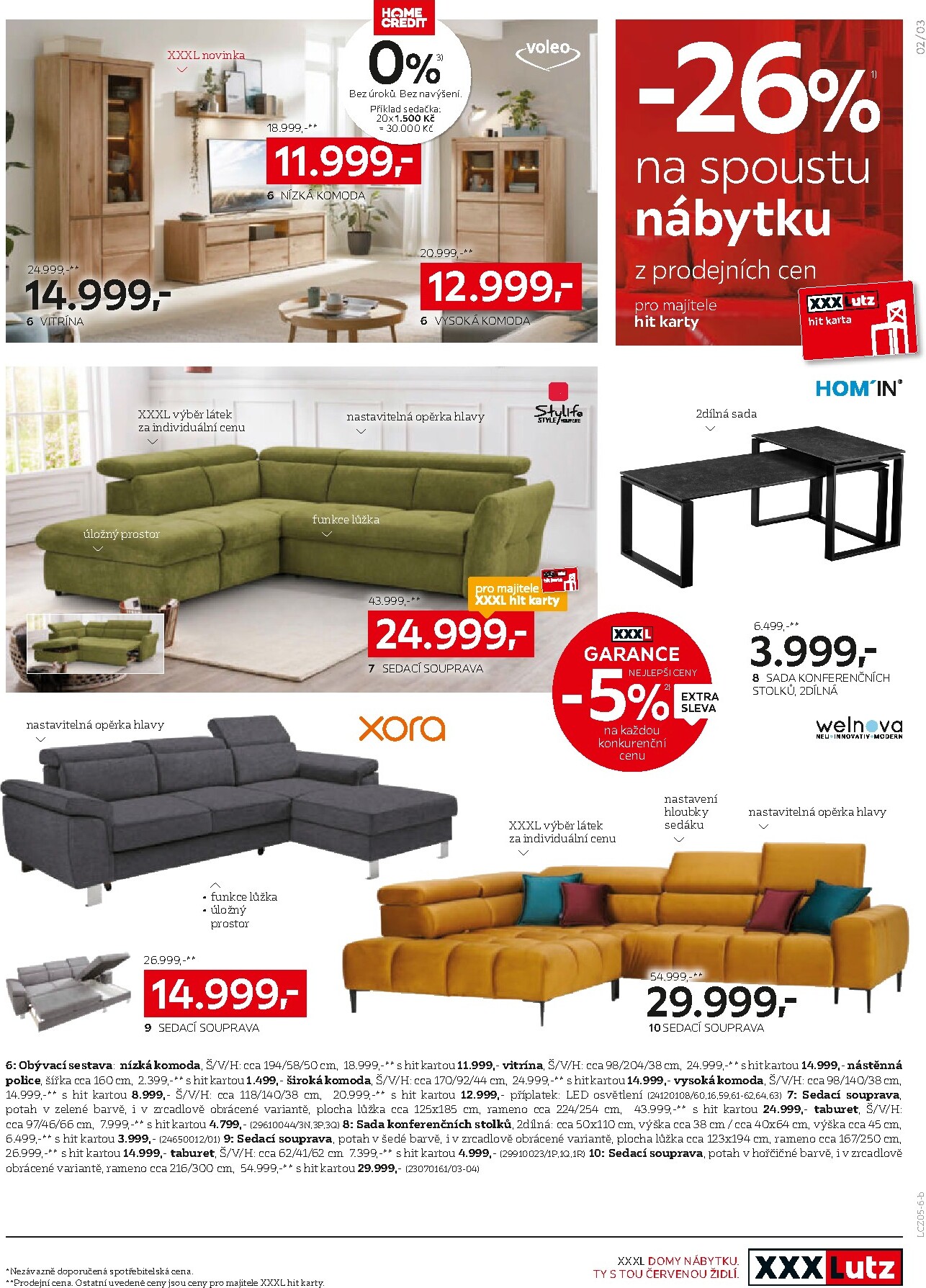 xxxlutz - Aktuální XXXLutz - Sleva 26 % téměř na všechno leták platný od pondělí 11.05.2026 do neděle 24.05.2026 - page: 3