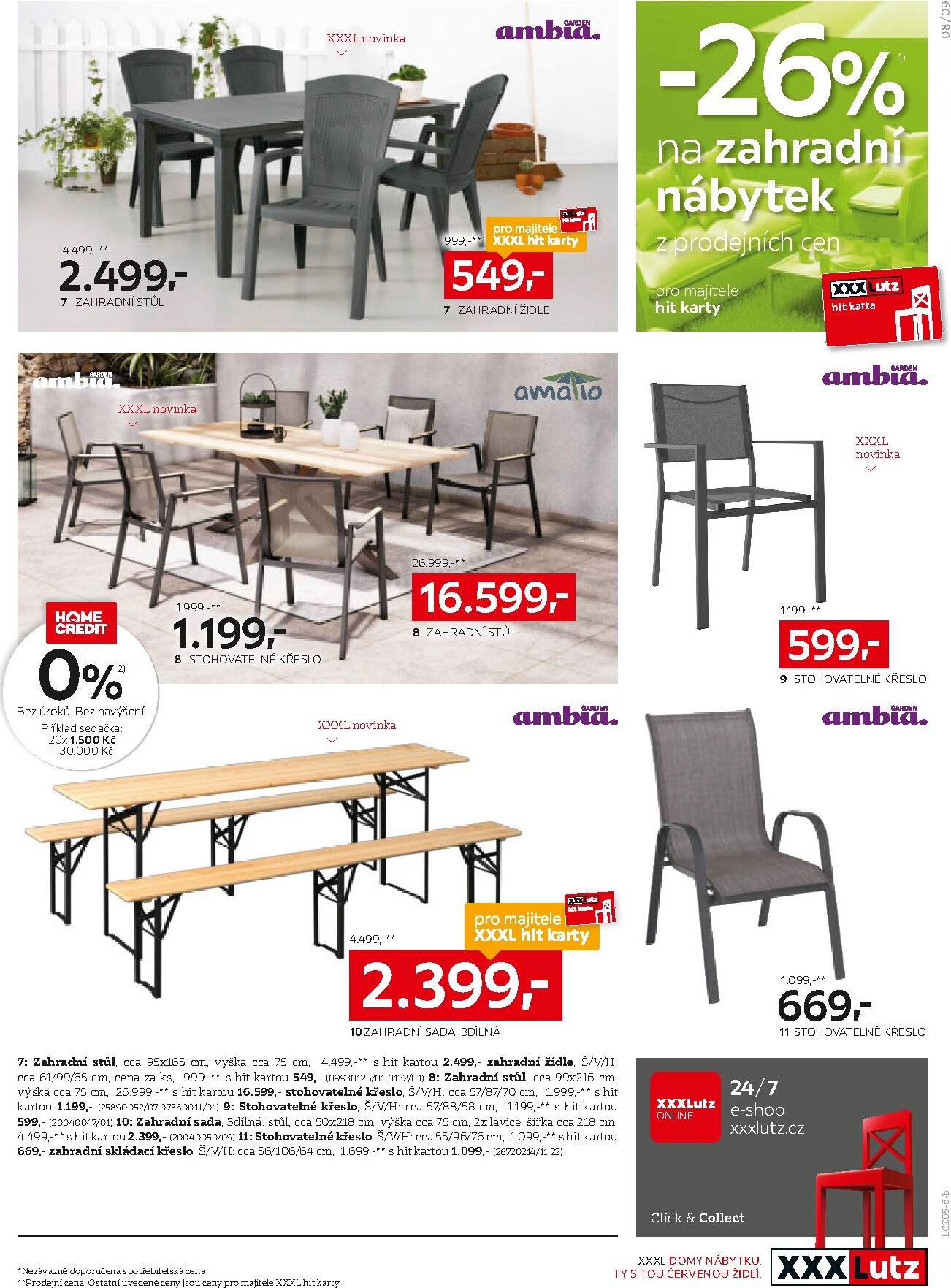 xxxlutz - Aktuální XXXLutz - Sleva 26 % téměř na všechno leták platný od pondělí 11.05.2026 do neděle 24.05.2026 - page: 9