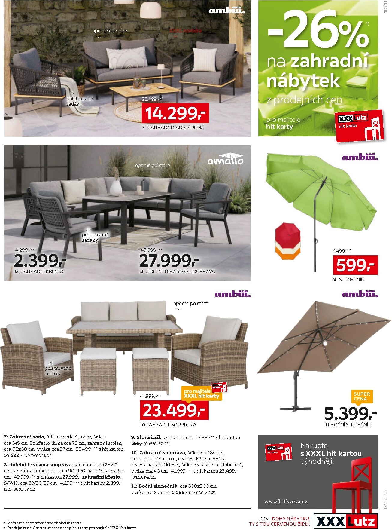xxxlutz - Aktuální XXXLutz - Sleva 26 % téměř na všechno leták platný od pondělí 11.05.2026 do neděle 24.05.2026 - page: 11