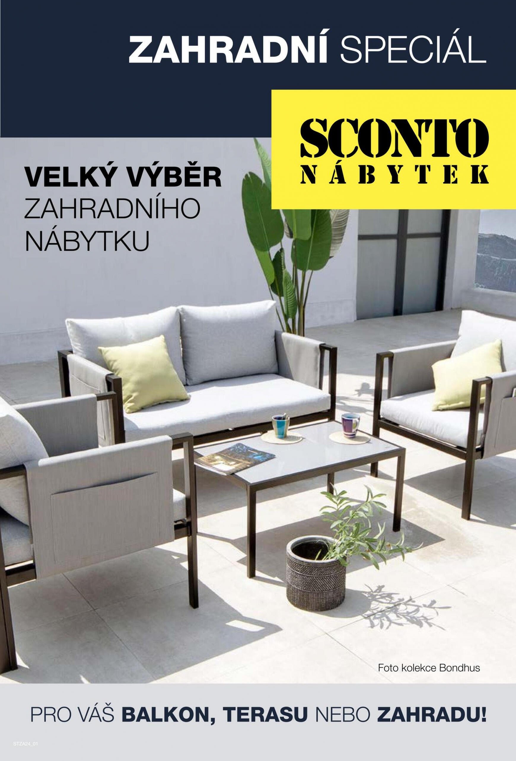 sconto-nabytek - Sconto nábytek - Zahradní speciál platný od 25.02.2024