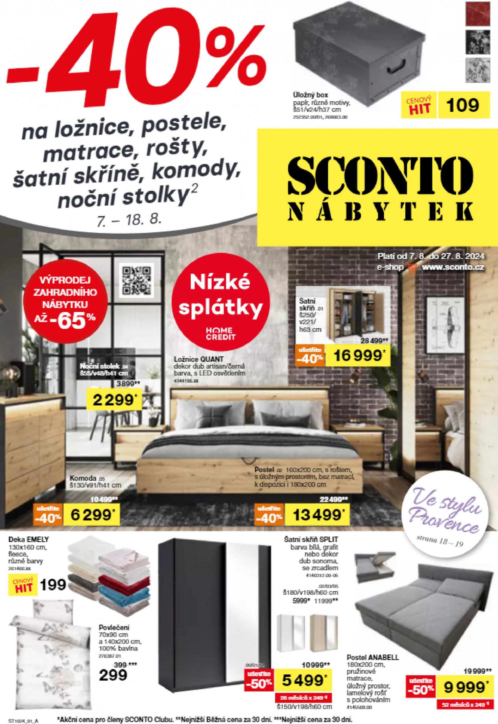 sconto-nabytek - Leták SCONTO Nábytek od 07.08. do 27.08. - page: 1