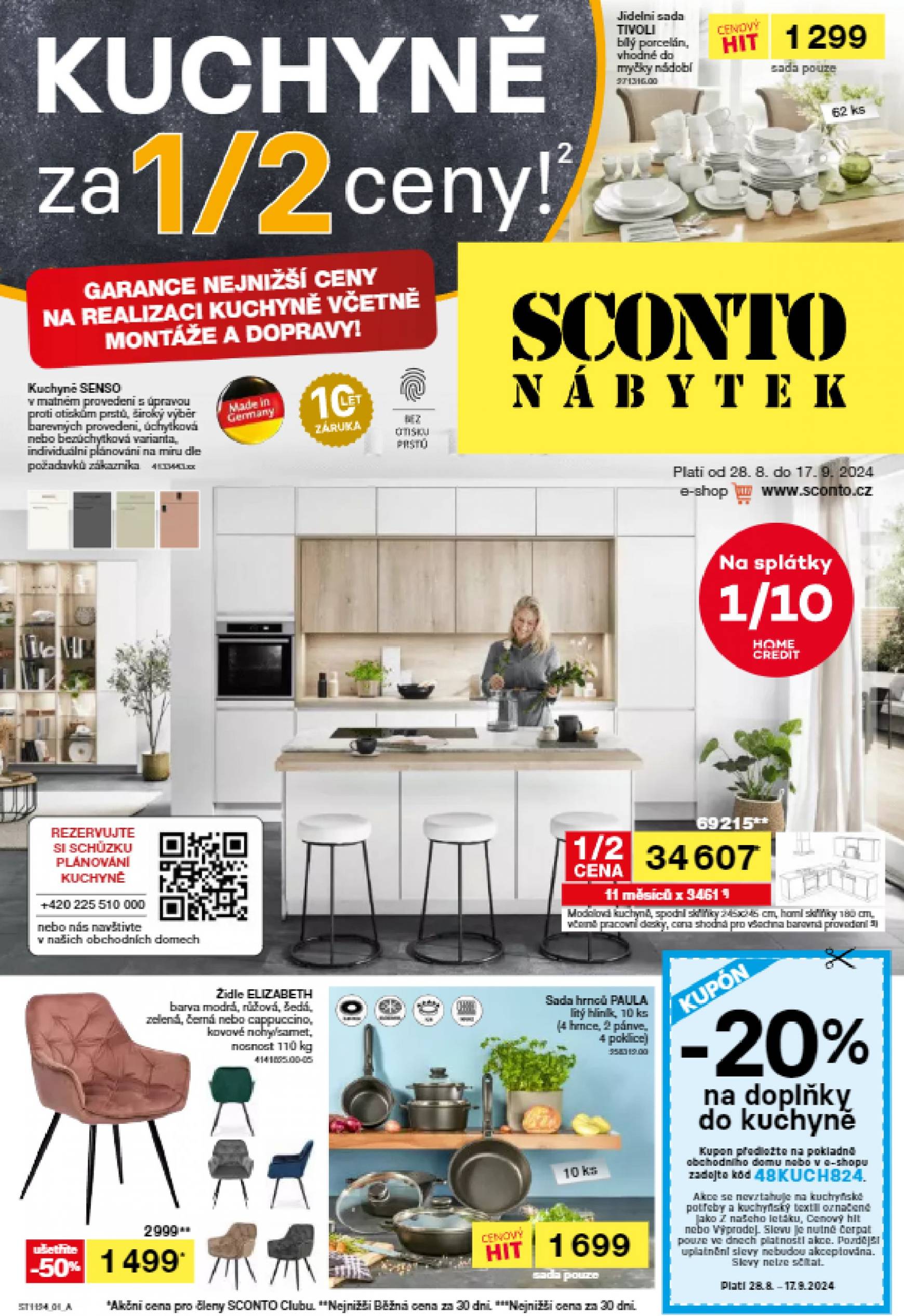 sconto-nabytek - Leták SCONTO Nábytek od 28.08. do 17.09.