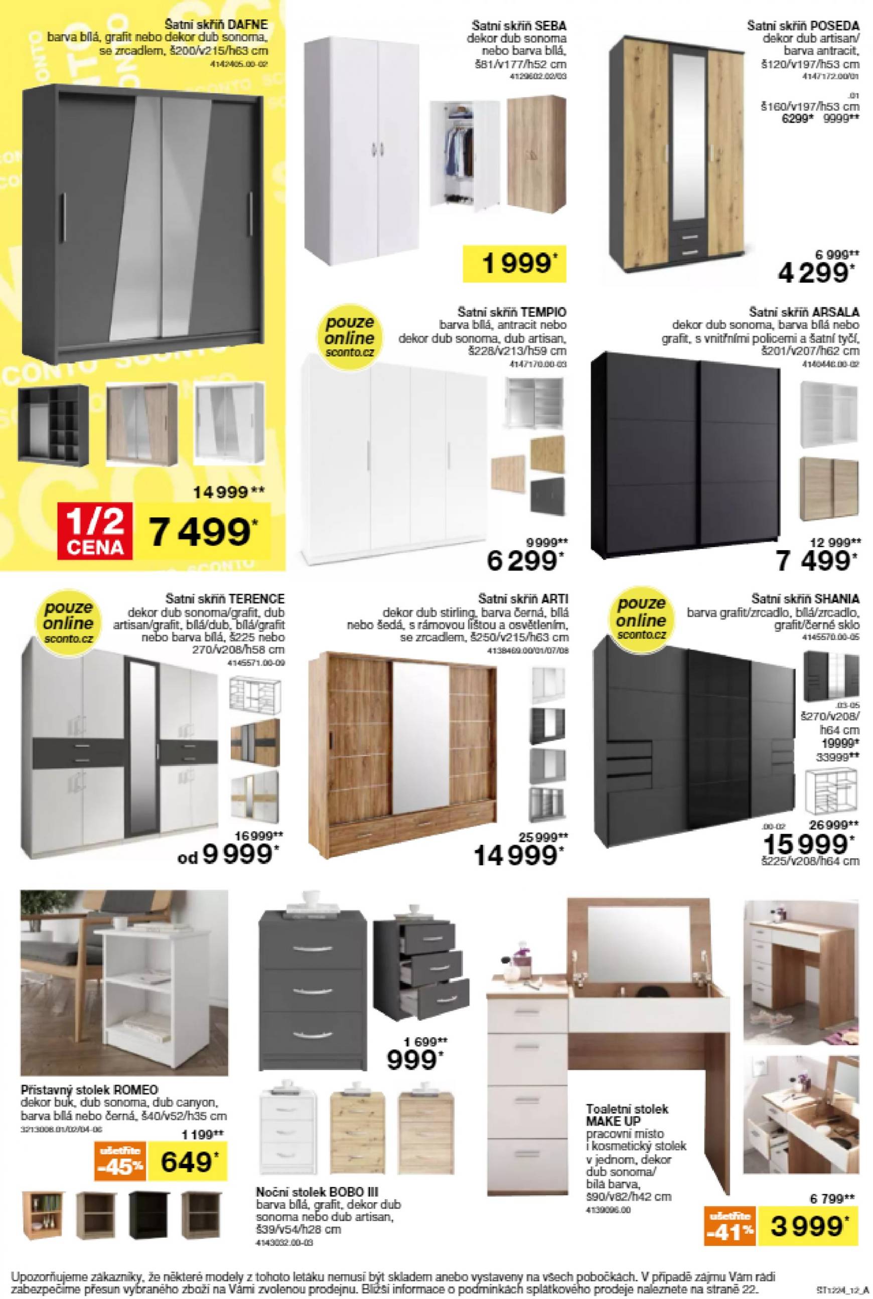 sconto-nabytek - Leták SCONTO Nábytek od 18.09. do 08.10. - page: 12