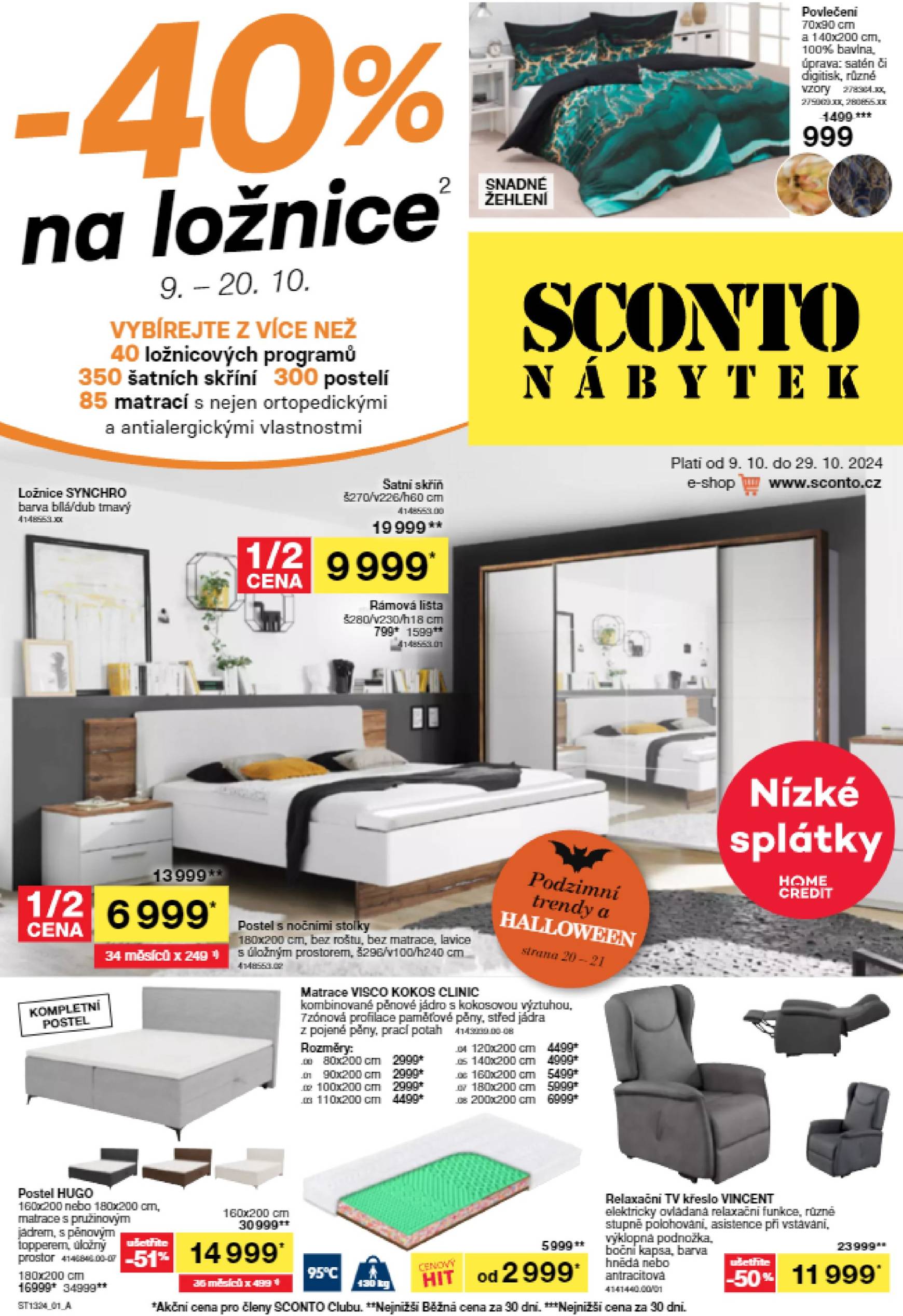 sconto-nabytek - Leták SCONTO Nábytek od 09.10. do 29.10.