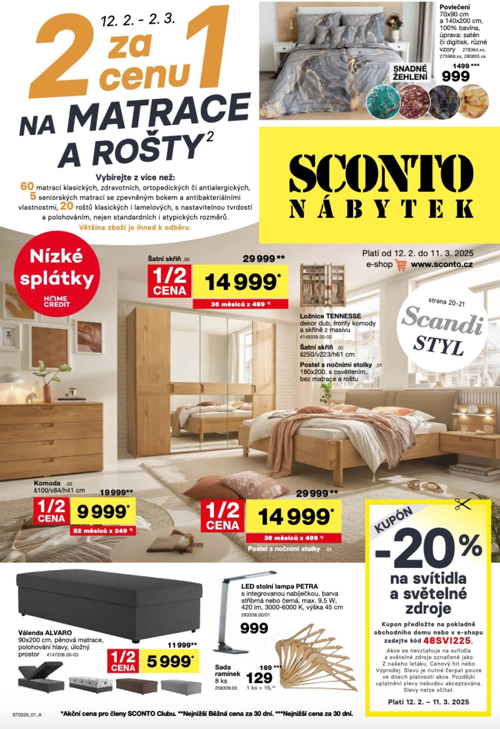 sconto-nabytek - Leták SCONTO Nábytek od 12.02. do 02.03. - page: 1